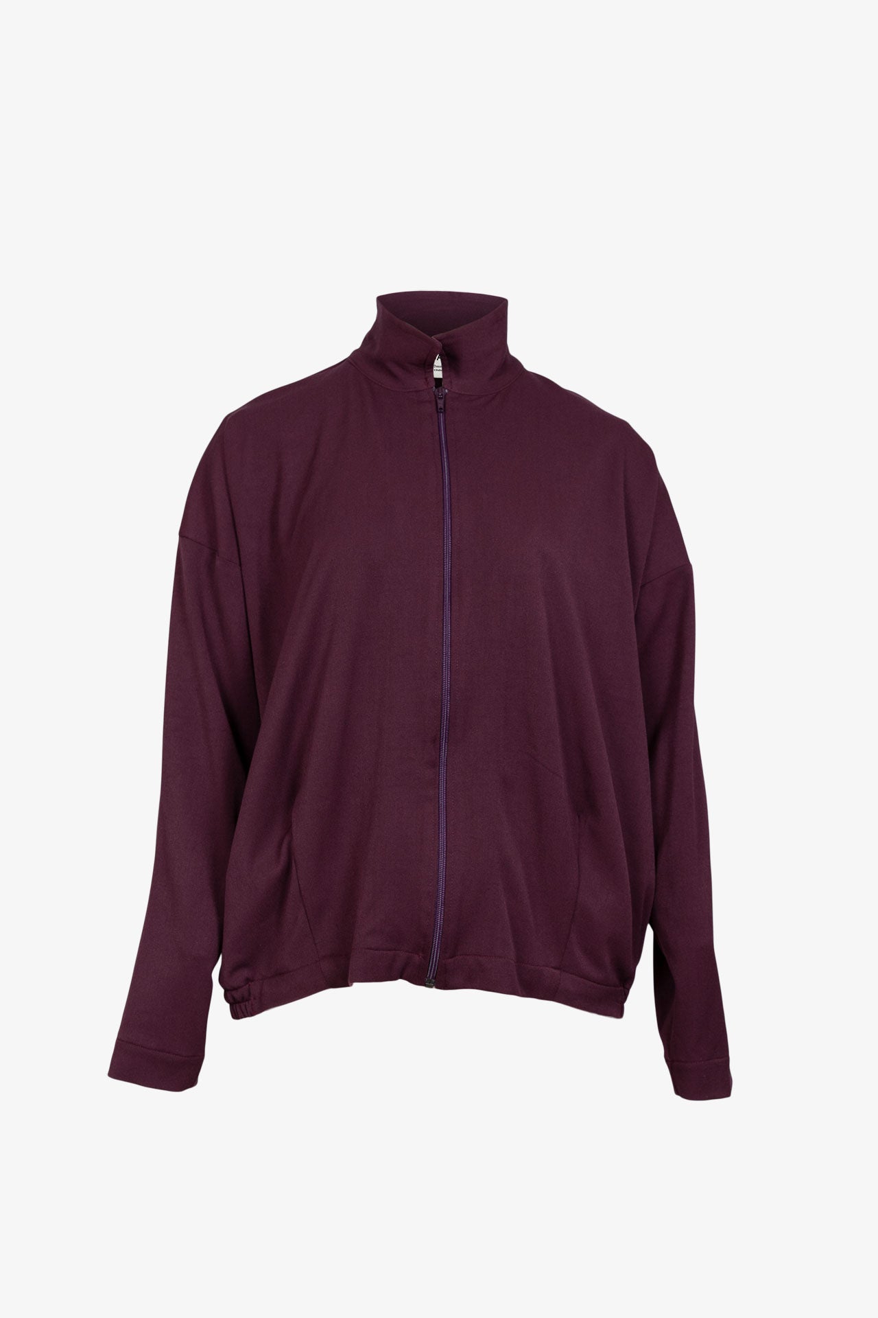 Veste Pondy Gabardine Aubergine