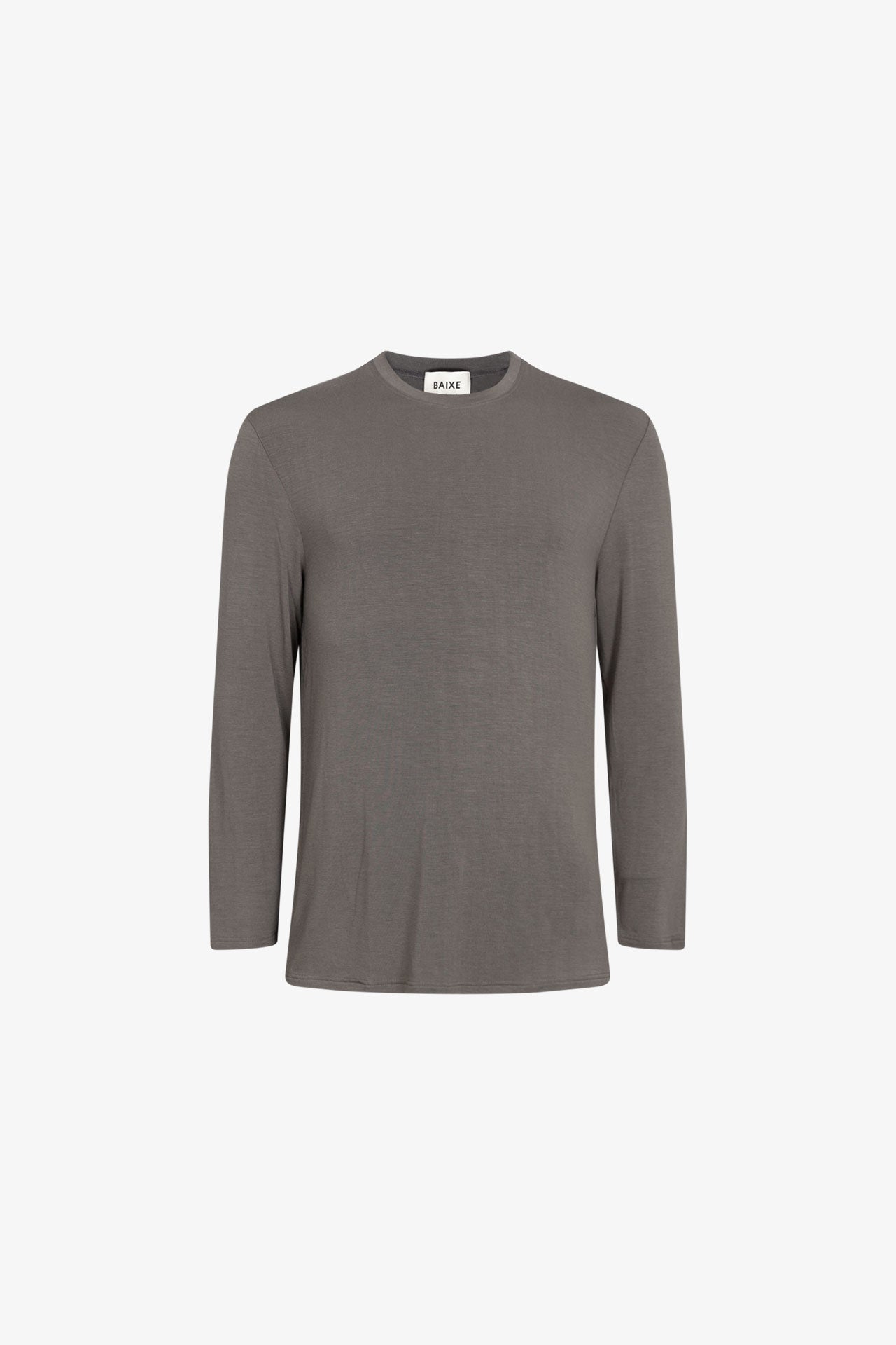 T-Shirt Manche Longue Bambou Gris