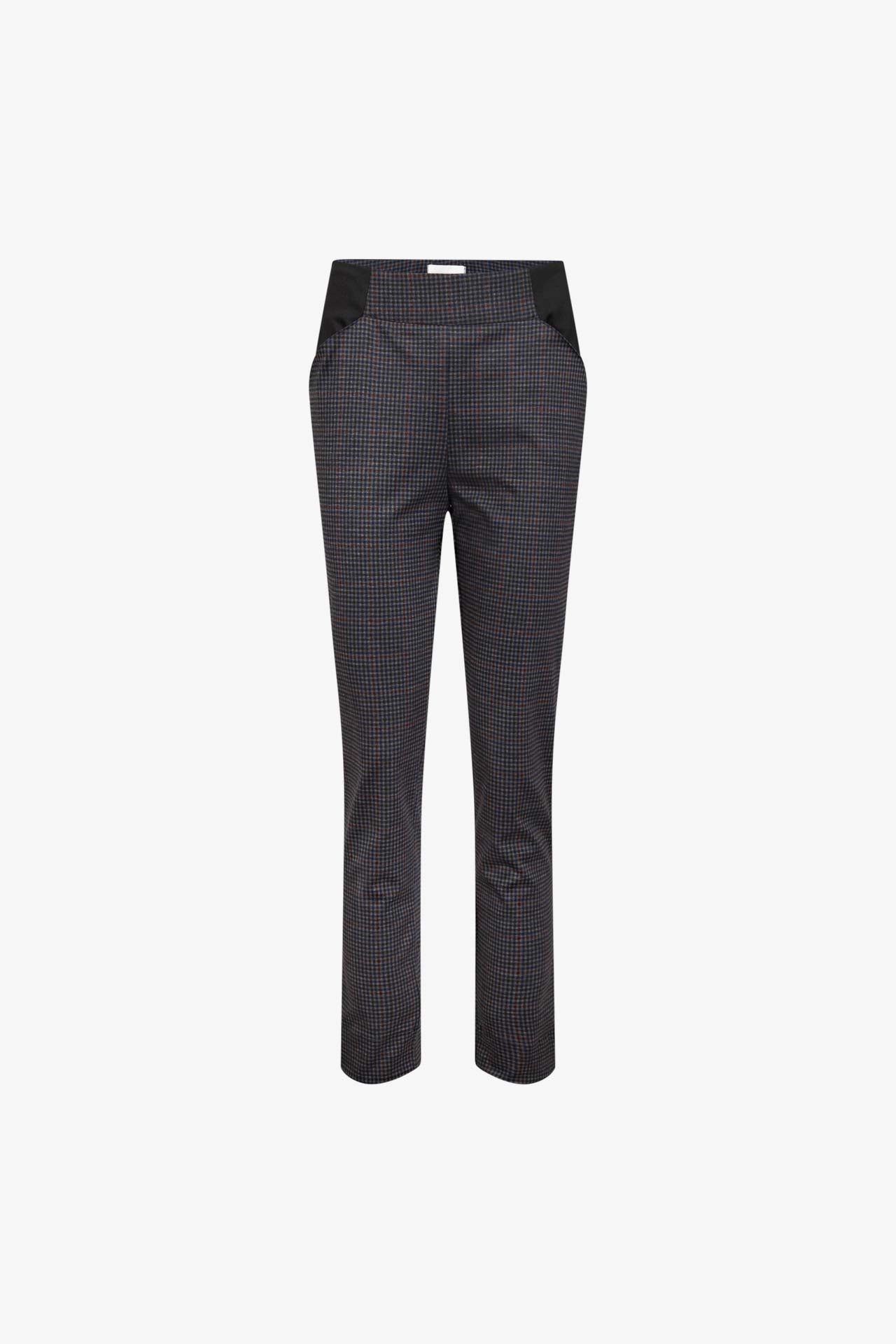 Pantalon Jockey Carreaux Marine