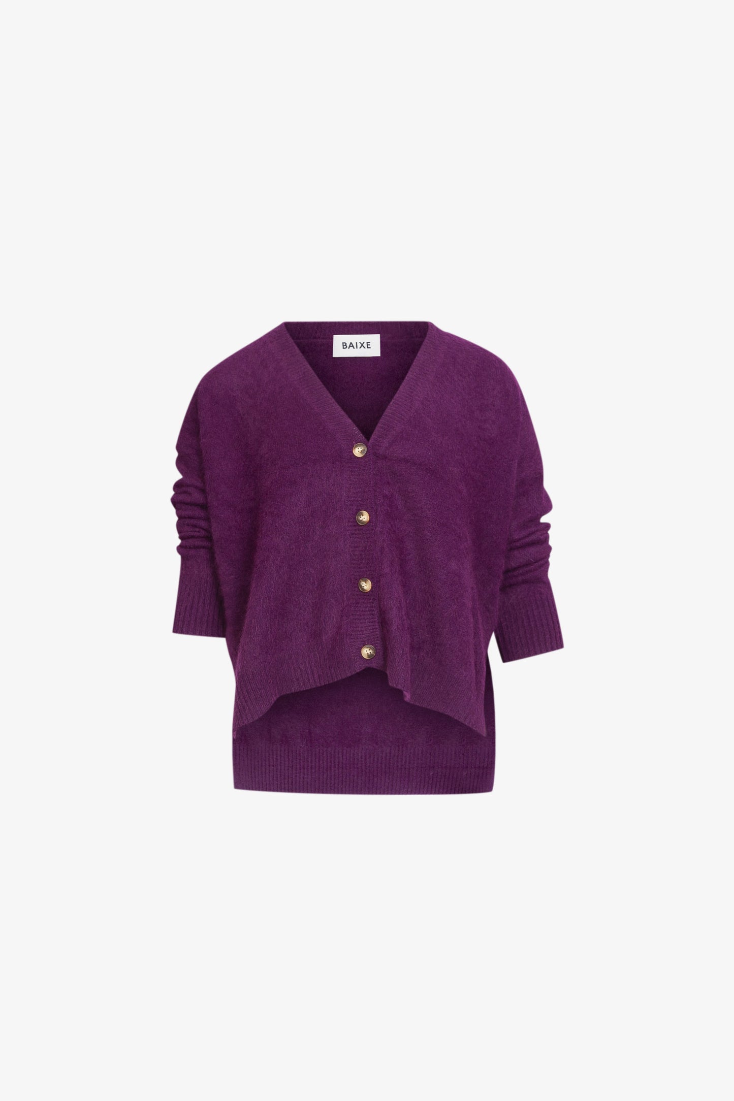 Gilet Boutonne Raccoon Pourpre