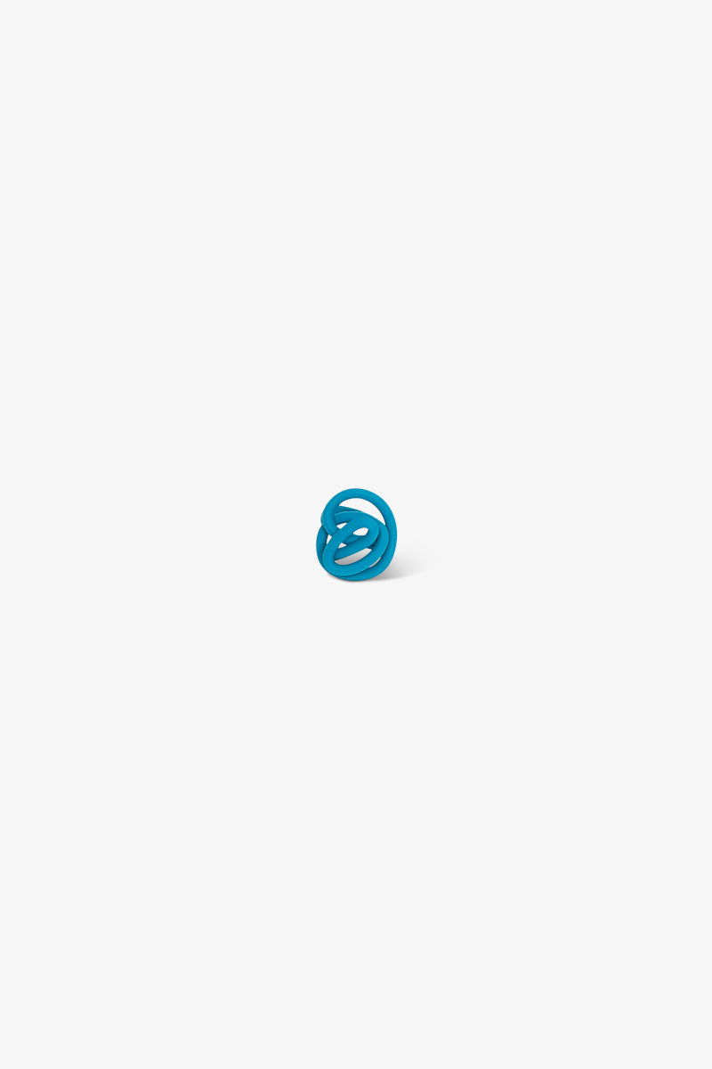 Bague Zig Shiny - Bleu azur
