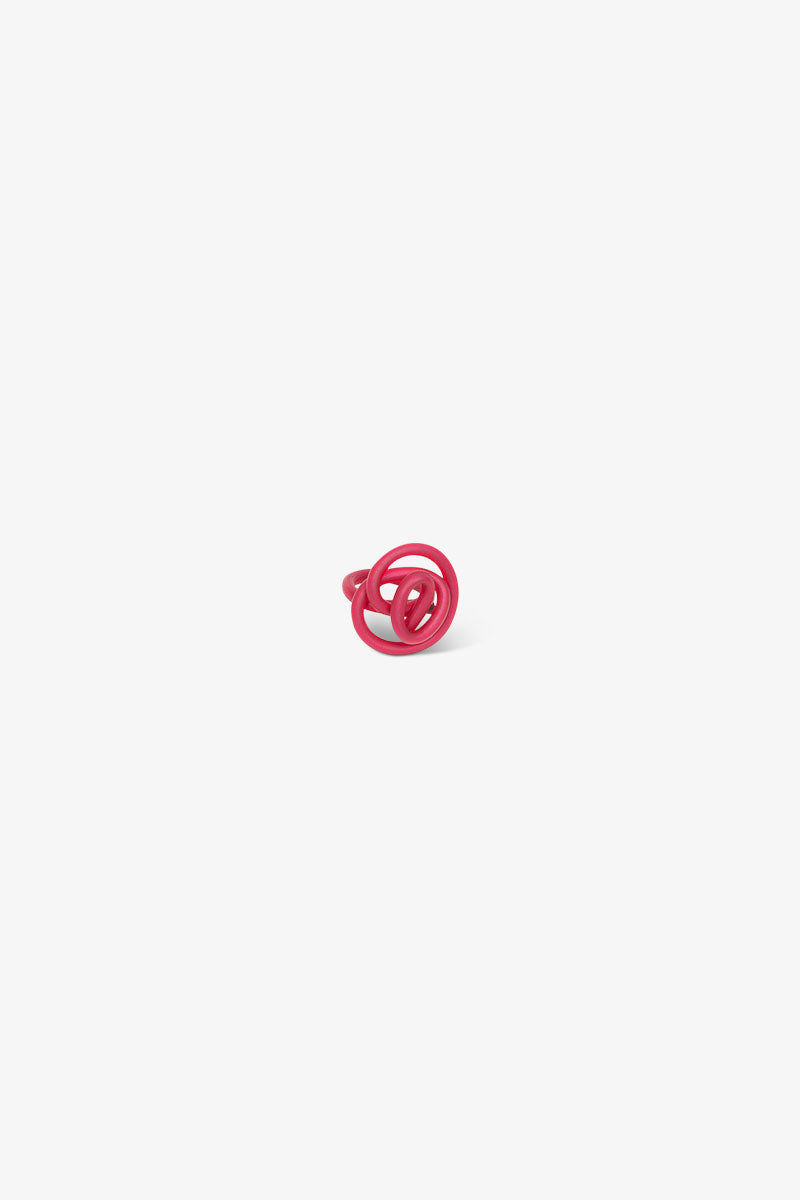 Bague Zig Mat - Framboise