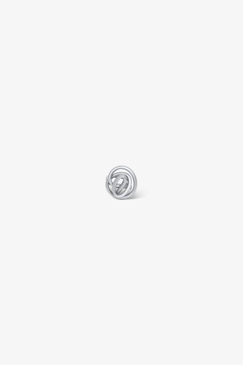 Bague Zig Mat - Argent clair