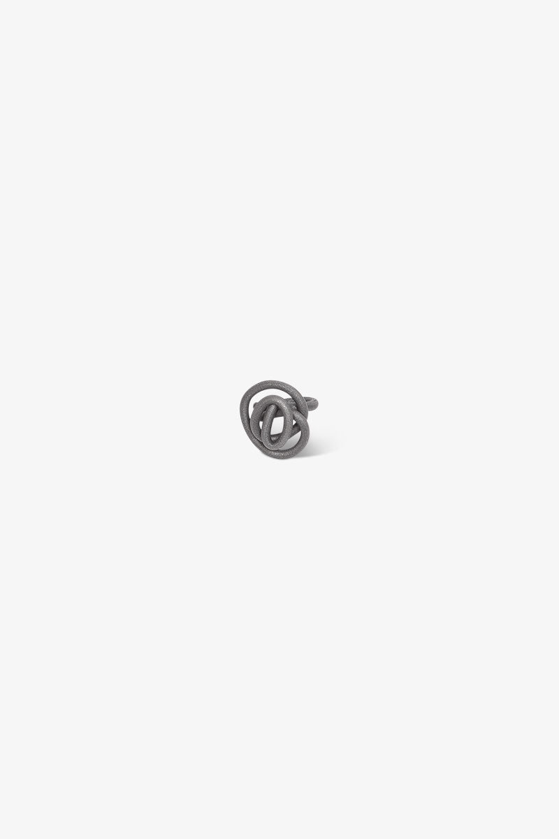 Bague Zig Mat - Gris cendré