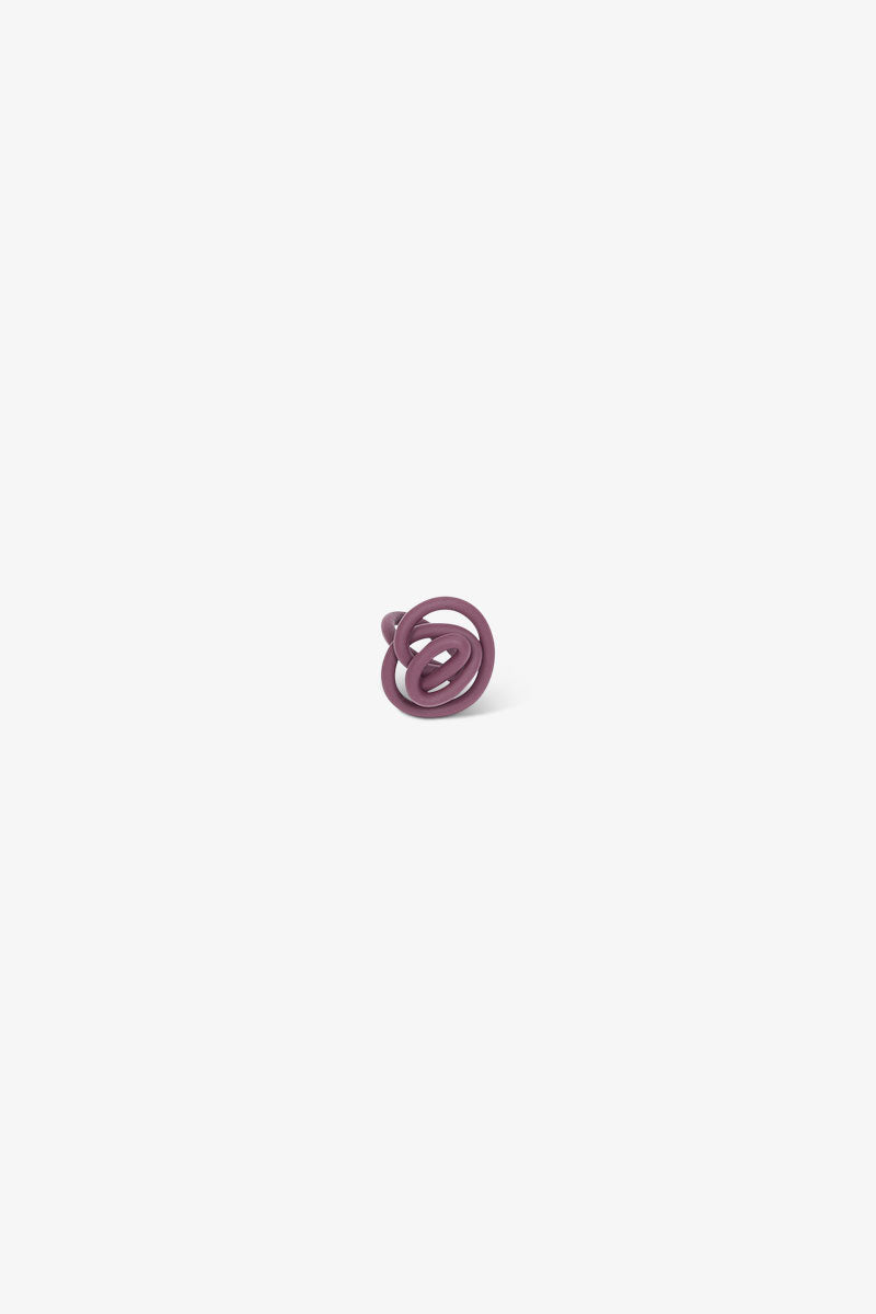 Bague Zig Mat - Prune douce