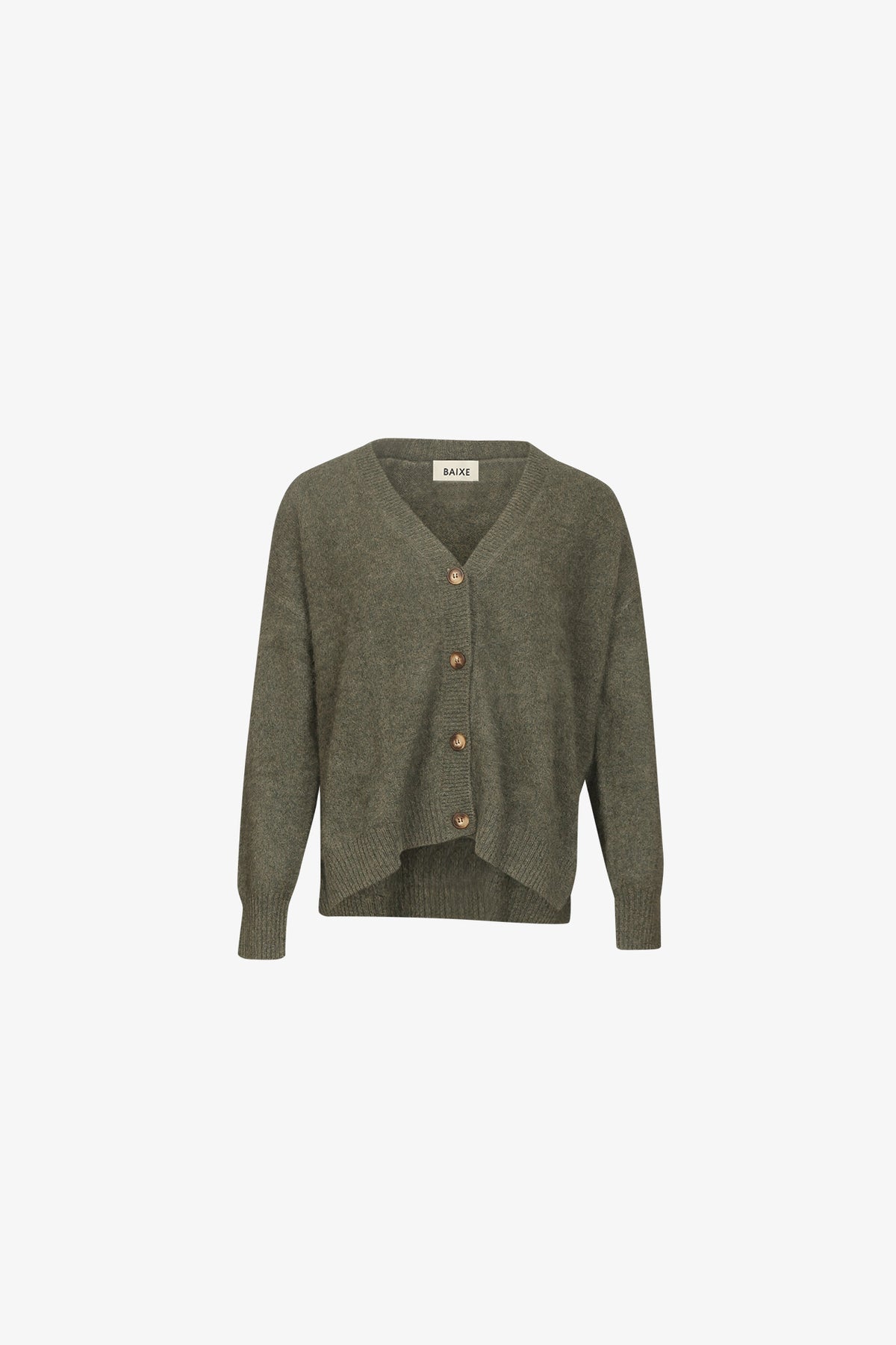 Gilet Boutonné fendu Raccoon - Kaki Végétal