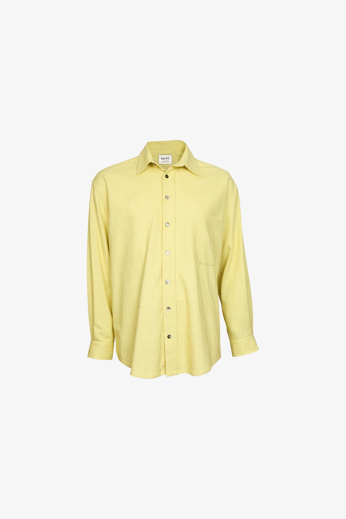 Chemise Super Relax Lin Jaune