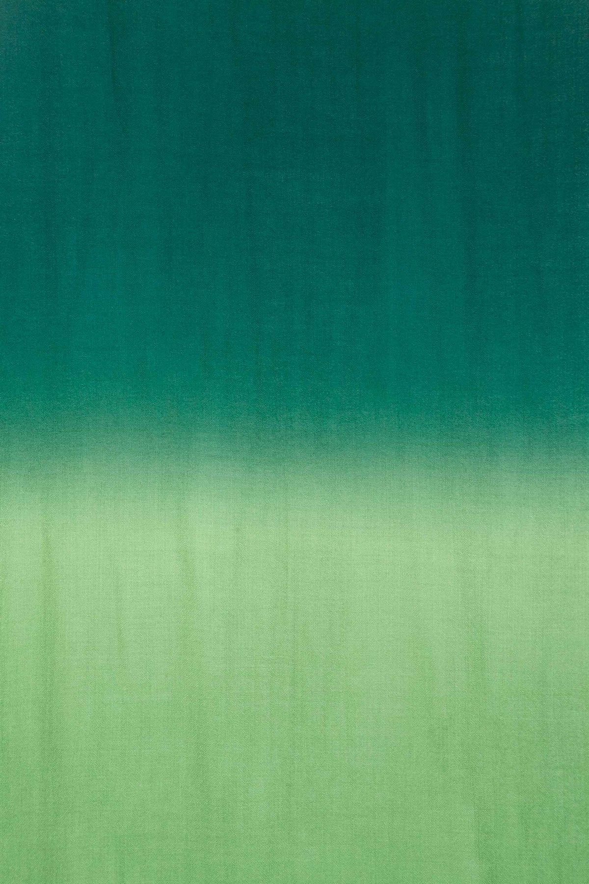 Echarpe Dégradé Vert Émeraude - Laine & soie