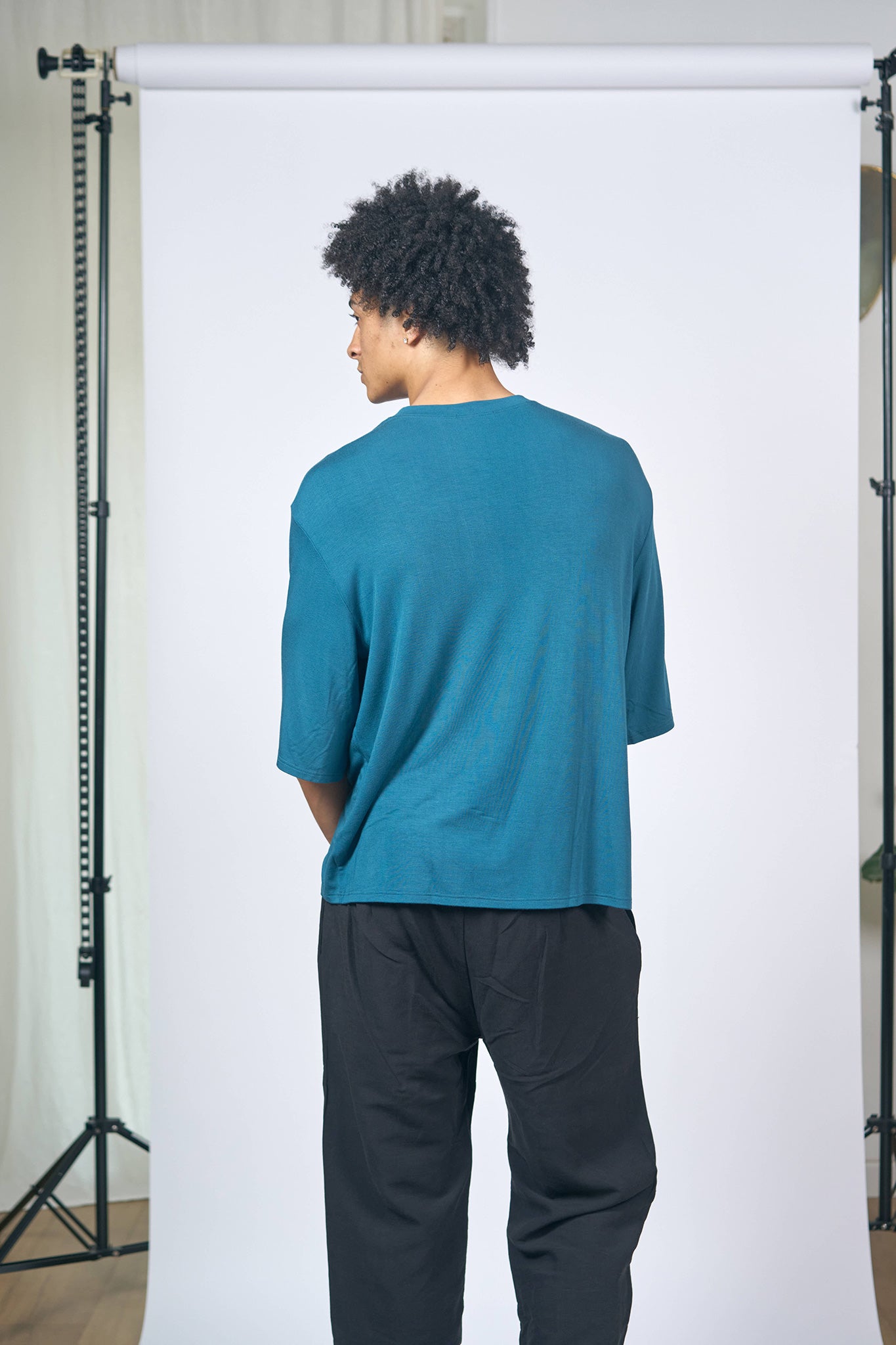 T-shirt Bambou Pétrole