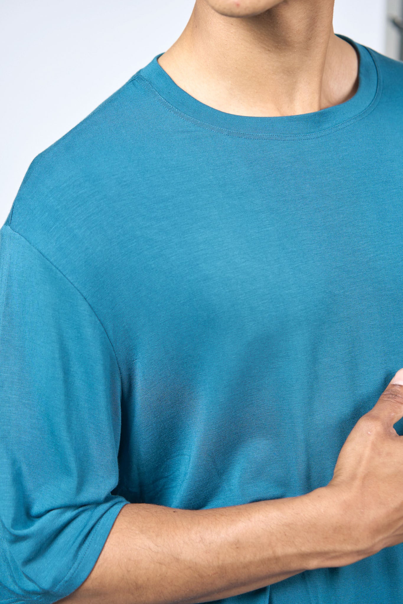 T-shirt Bambou Pétrole