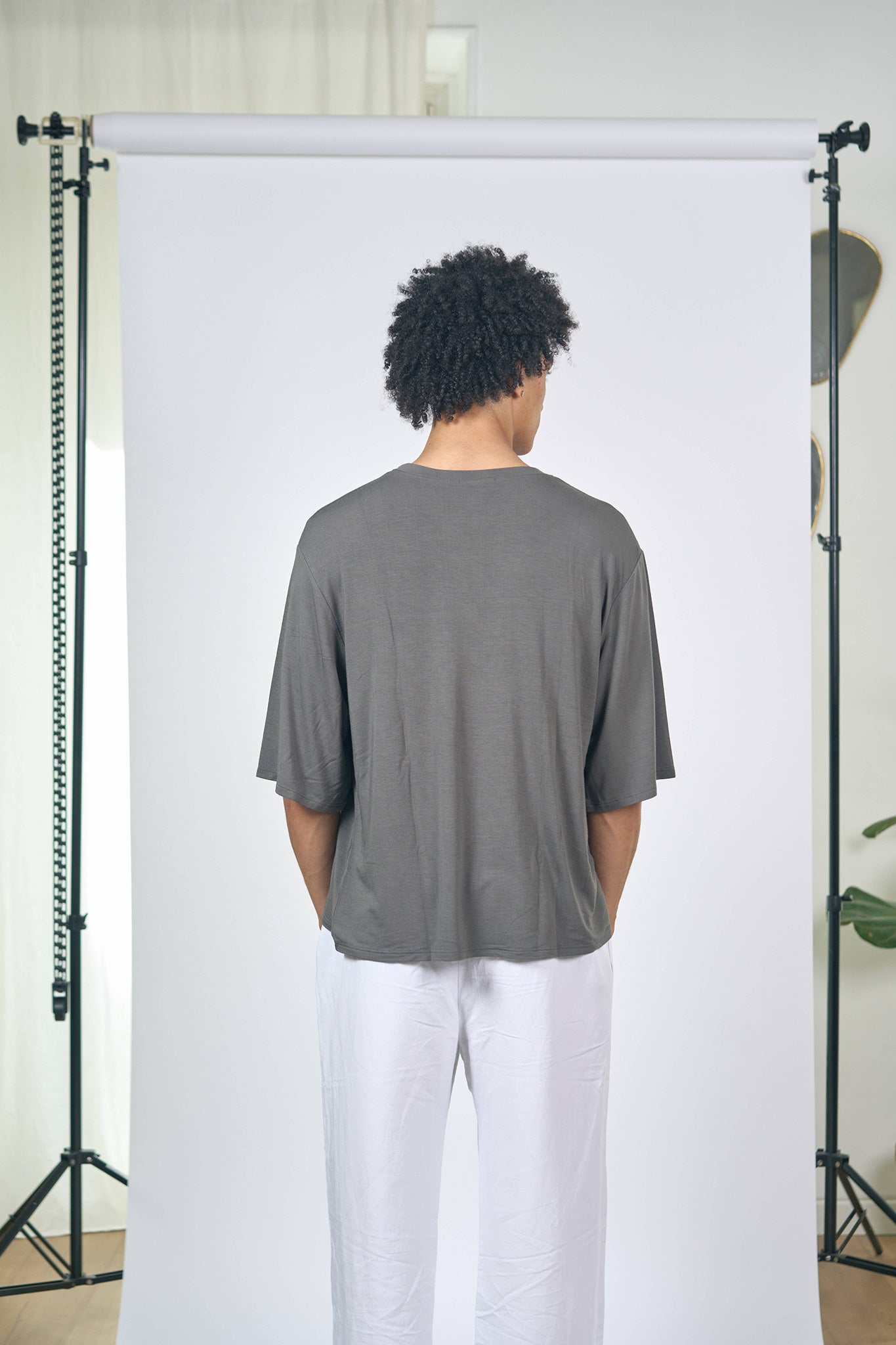 T-shirt Bambou Gris
