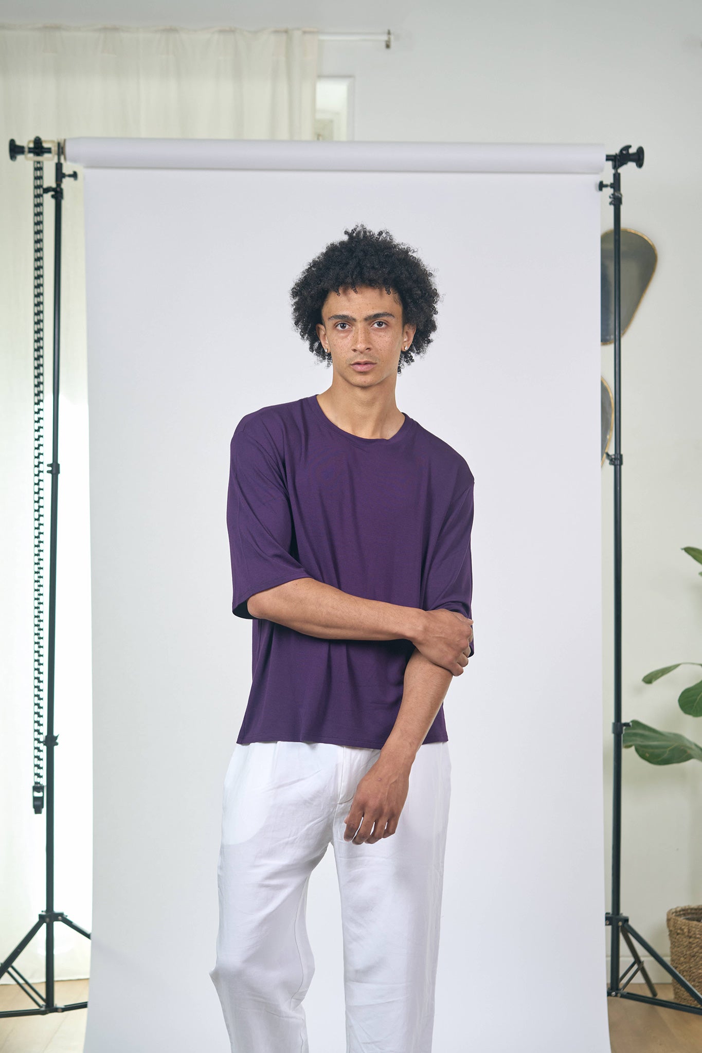 T-shirt Bambou Violine