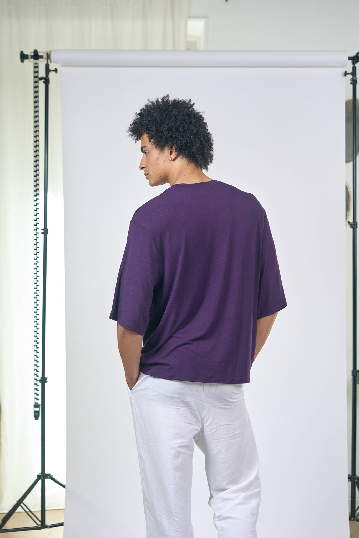 T-shirt Bambou Violine