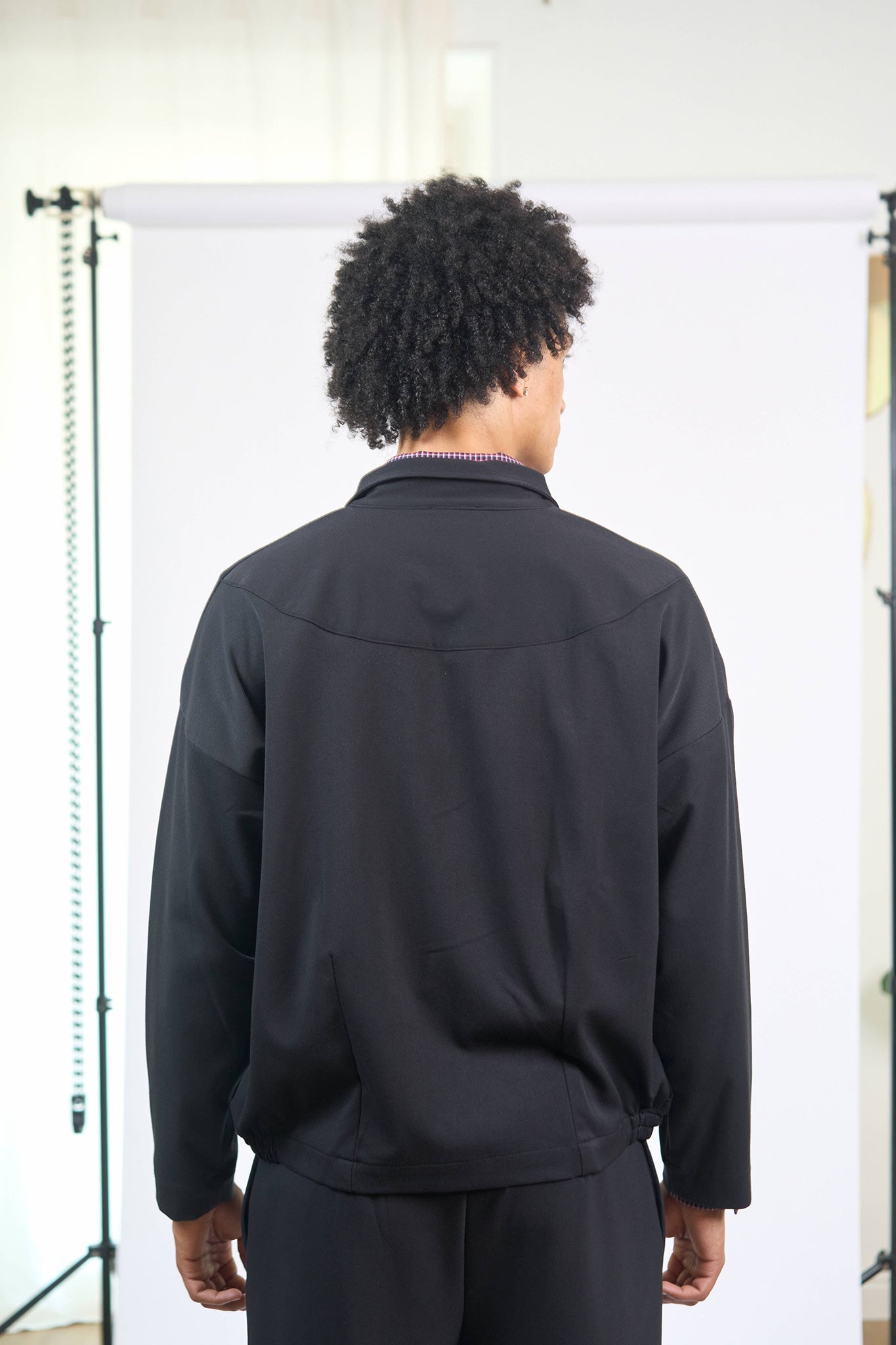 Veste Pondy Gabardine Noire