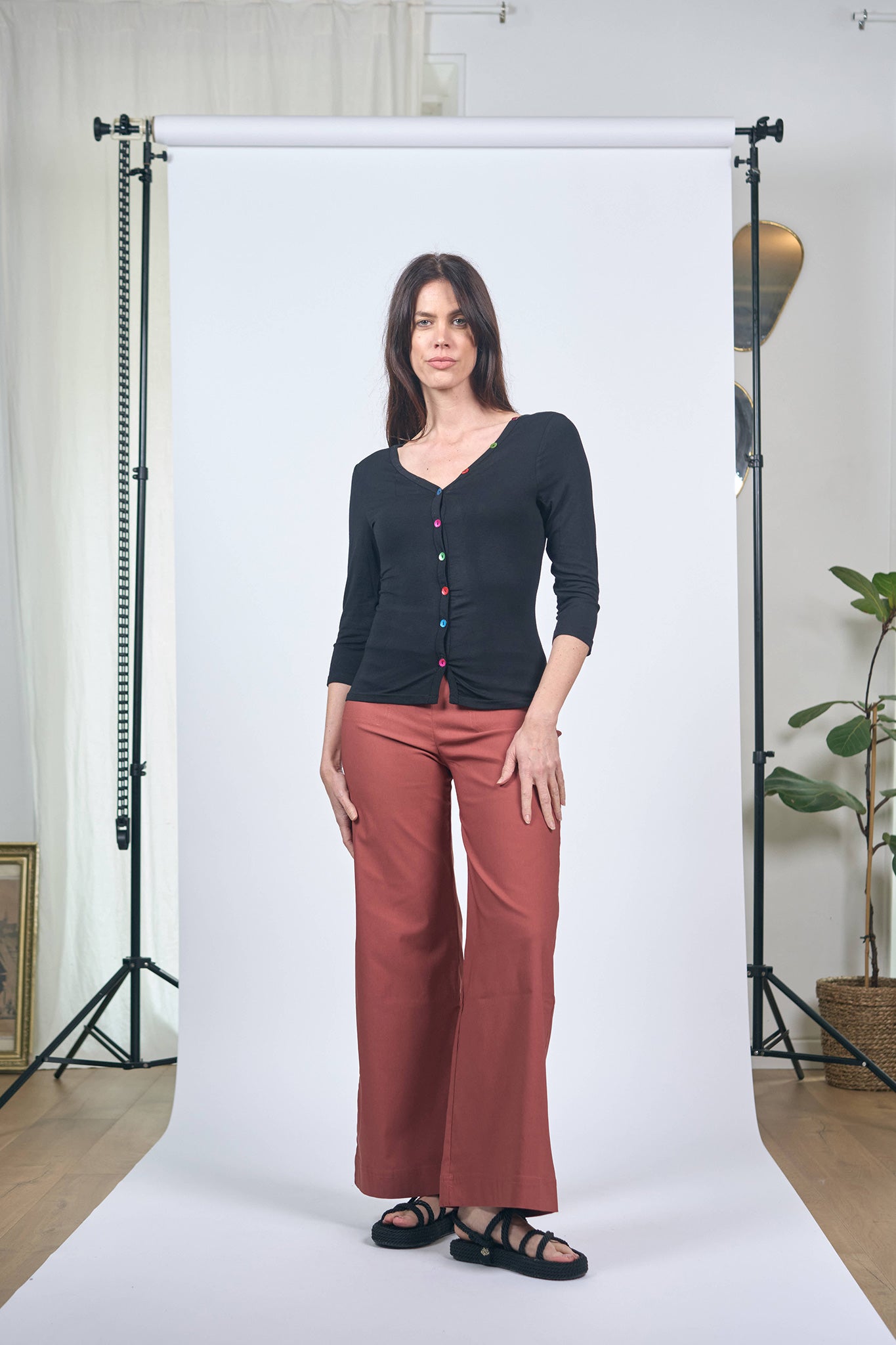 Double-Sided Bamboo Cardigan M34 190gr