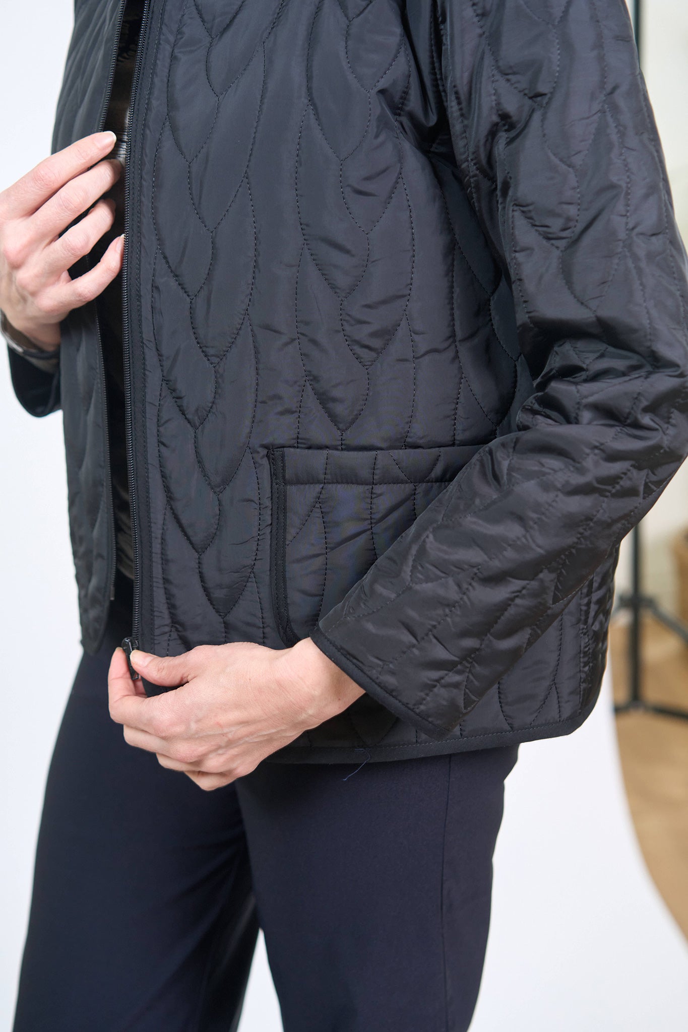 Veste Nouvelle Chacha Ouatiné Noir