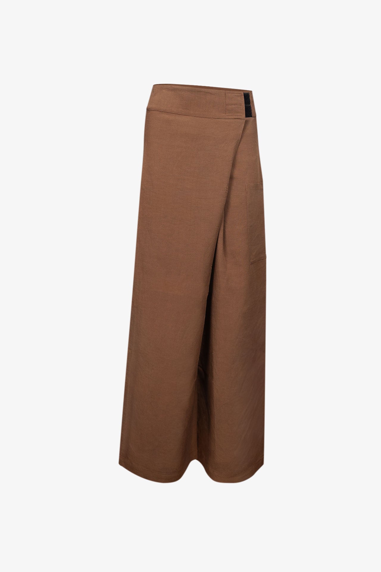 Pantalon Bali Lin Viscose Tabac