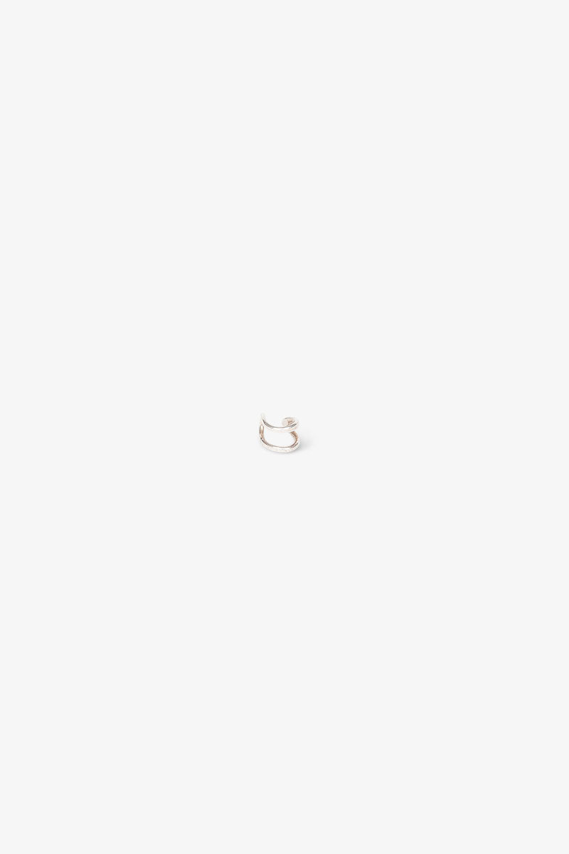 Bague d'oreille Argent - Double anneau ouvert