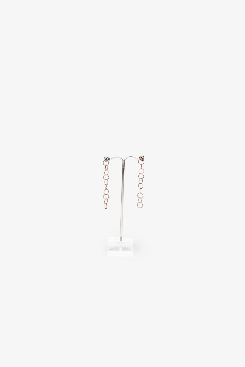 Boucles d'oreilles ONE S courte - Bronze