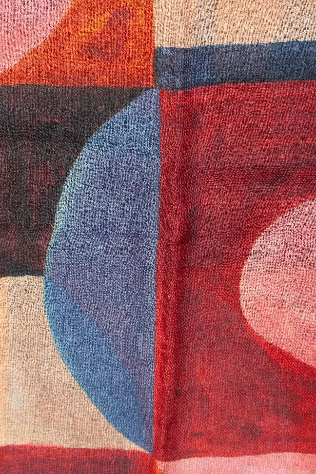 Sjaal Palette Bauhaus - Wol & zijde