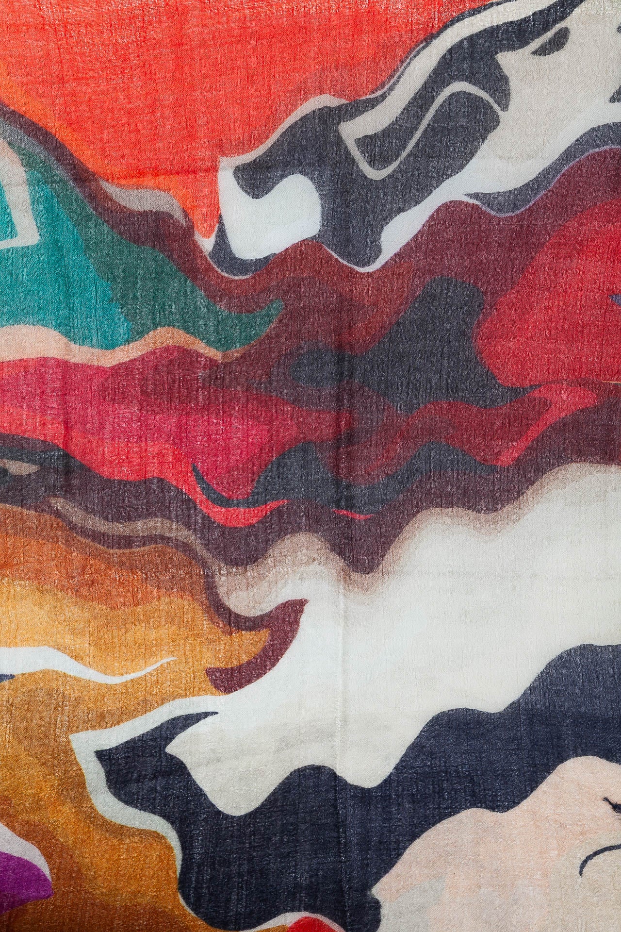 Sjaal Vagues Fauviste - Wol