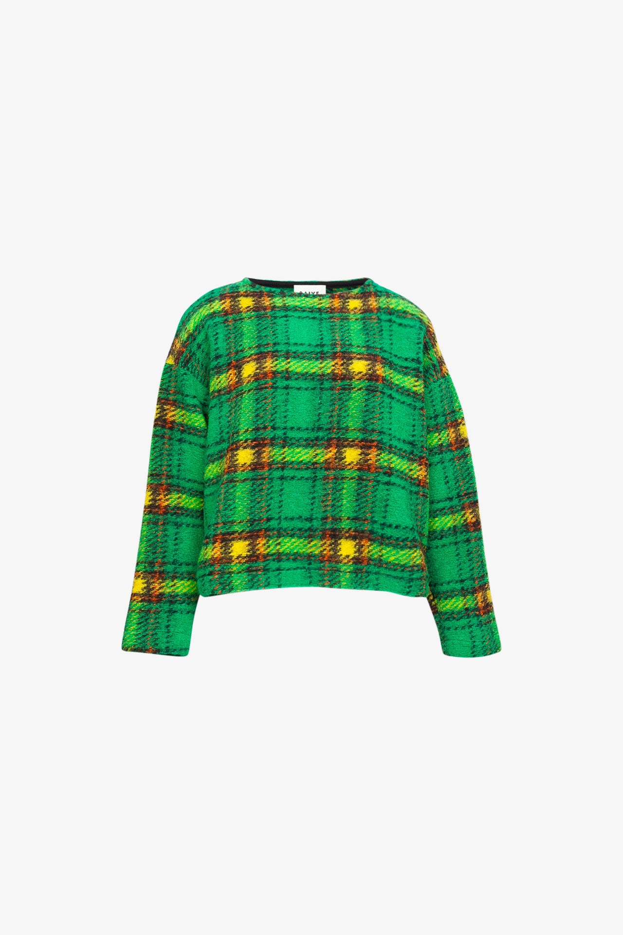 Pull Ample Tartan Gazon Electrique