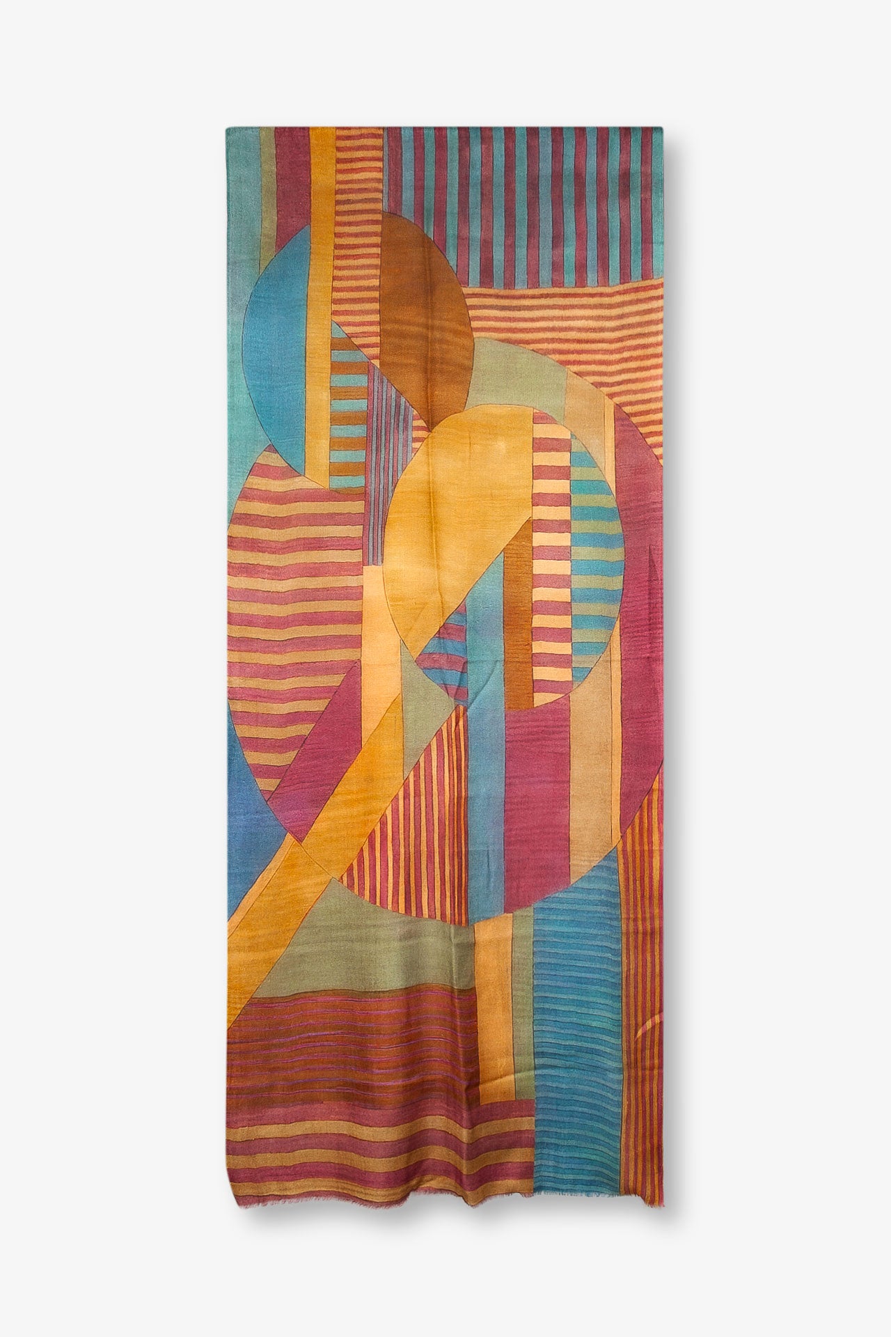 Echarpe Bauhaus Echo - Laine & soie