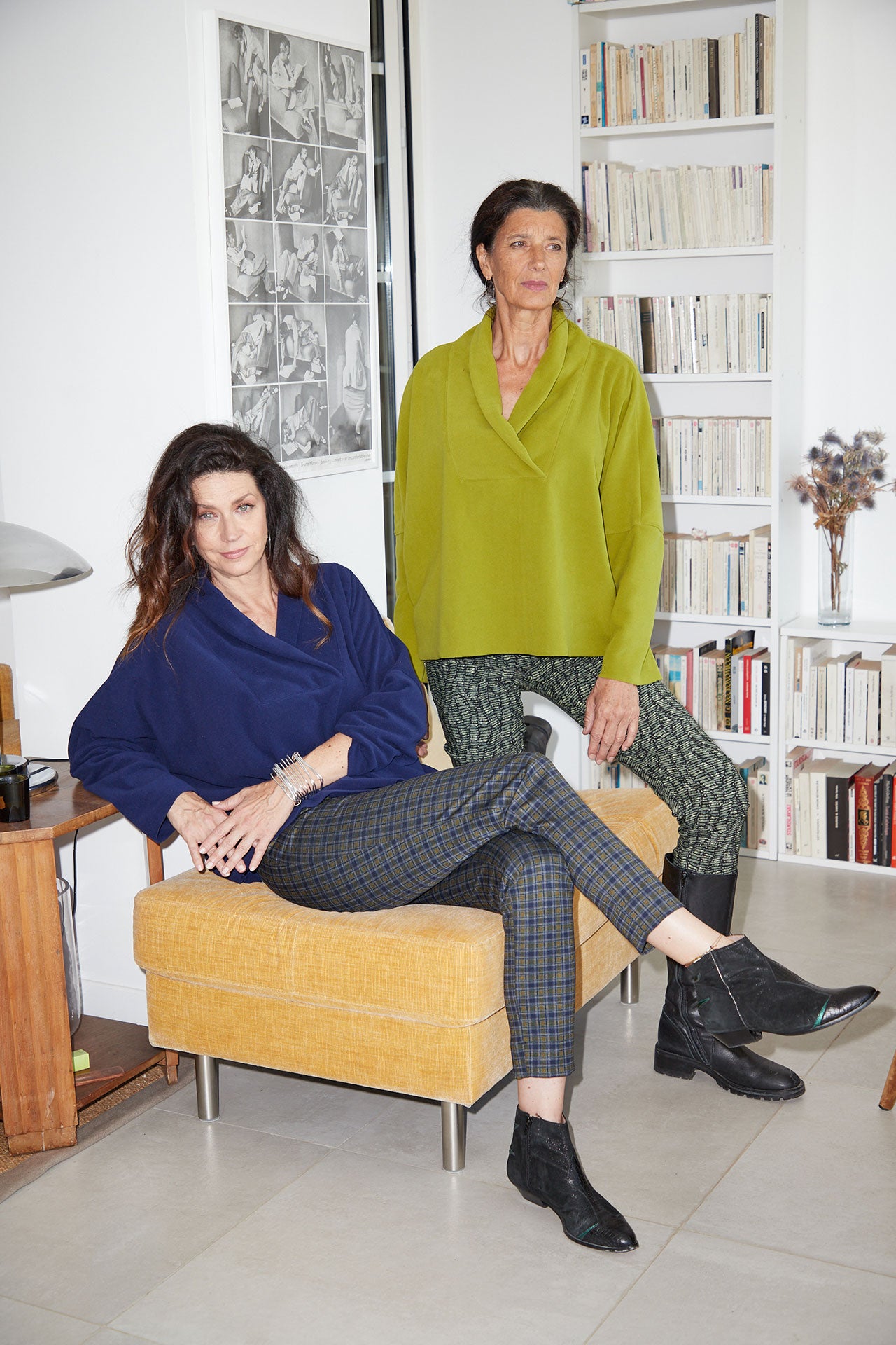 Pull Col Châle Polaire Vert Olive