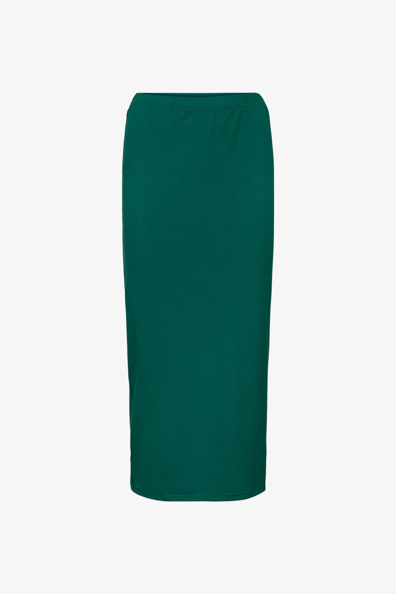 Green Bamboo Midi Skirt