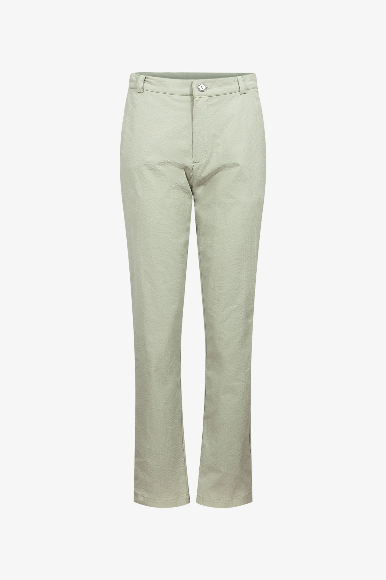 Pantalon Chino Seersucker Menthe
