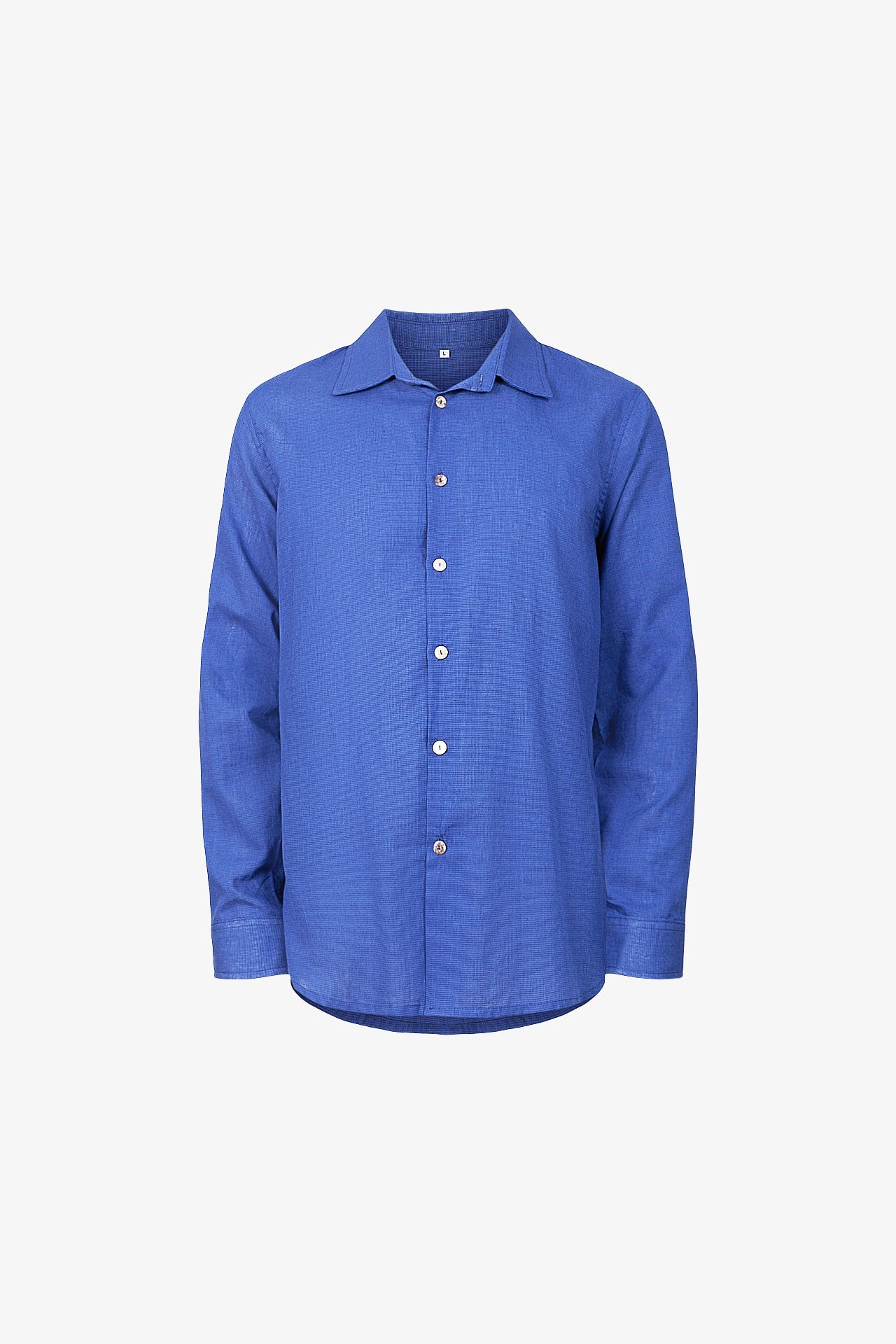 Prototype - Chemise Homme Relax Cheks Indigo Bleu