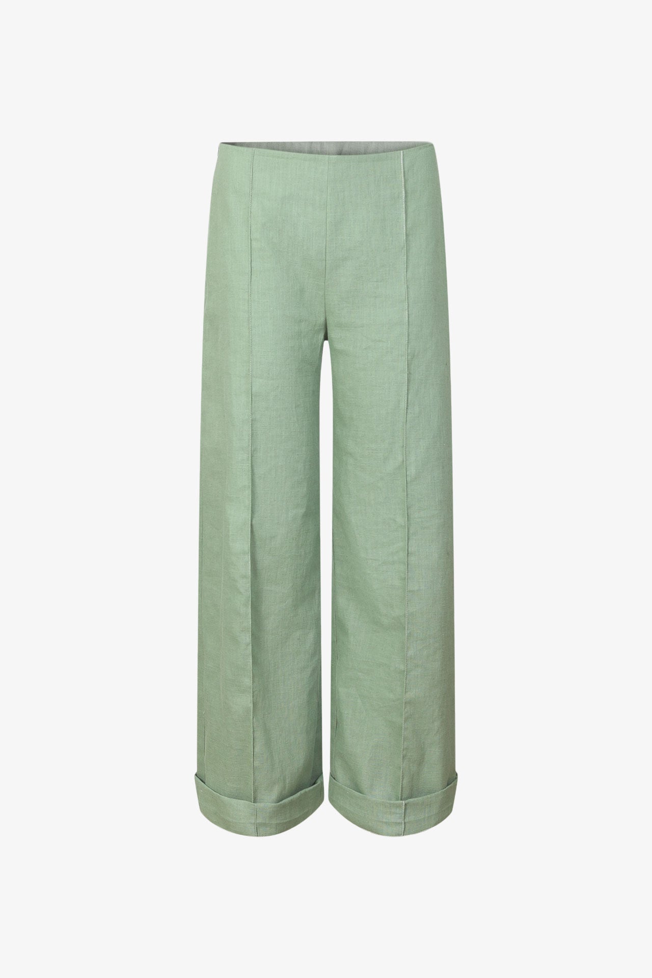 Prototype - Laure Green Linen Trousers