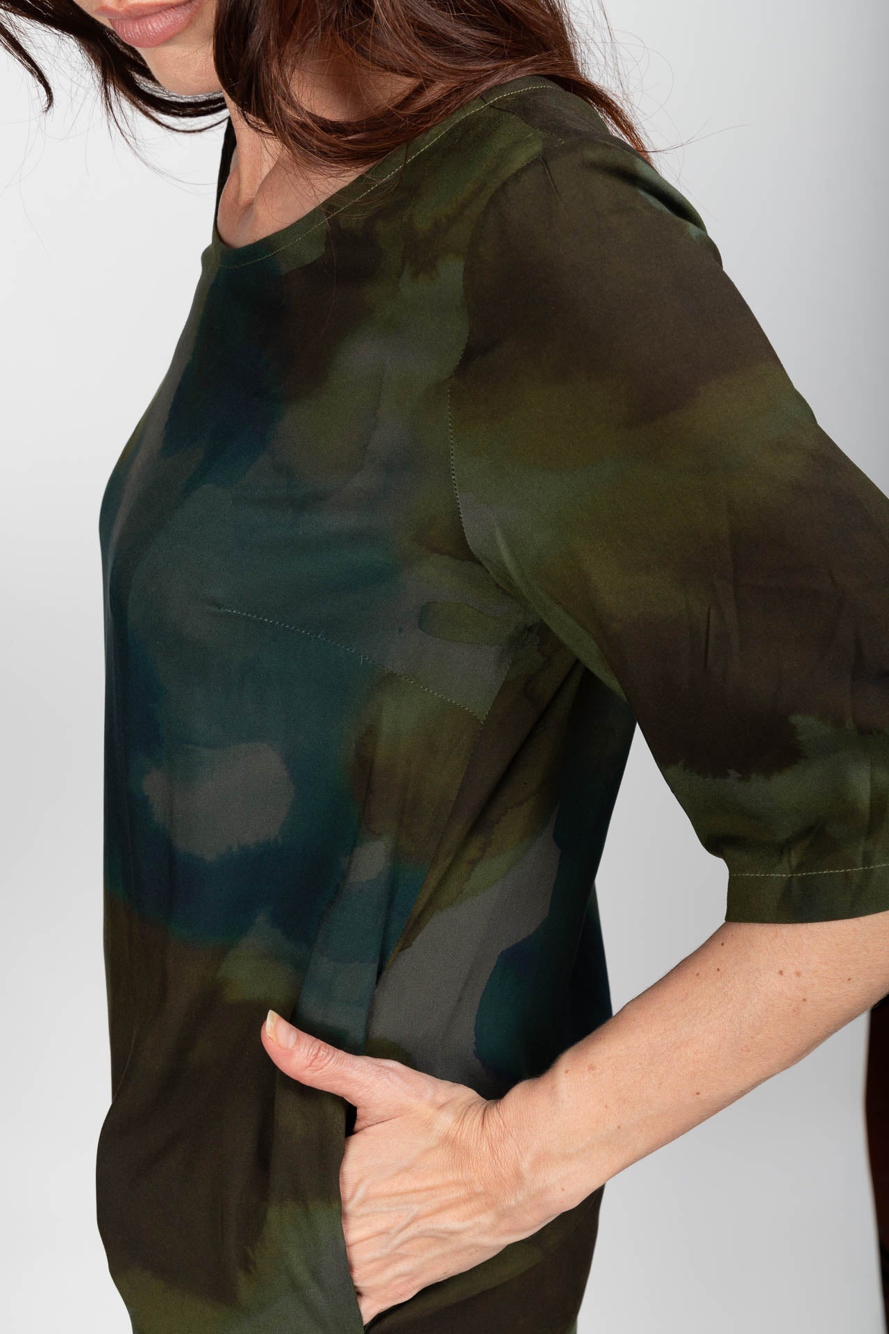 Robe Nouvelle Aqua Camo Flou Vert