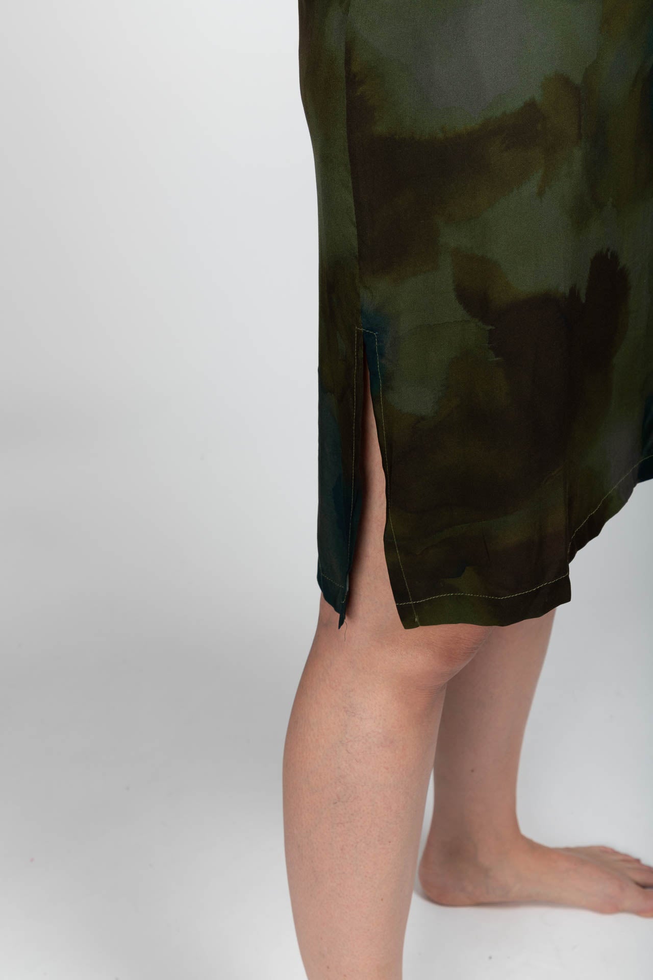 Robe Nouvelle Aqua Camo Flou Vert