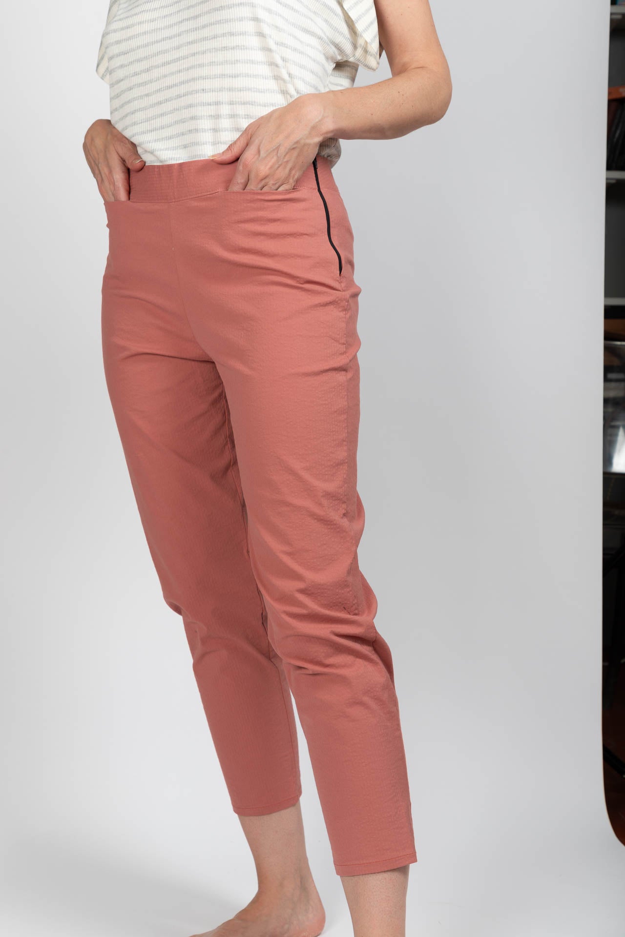 Audrey Seersucker Pants Pink