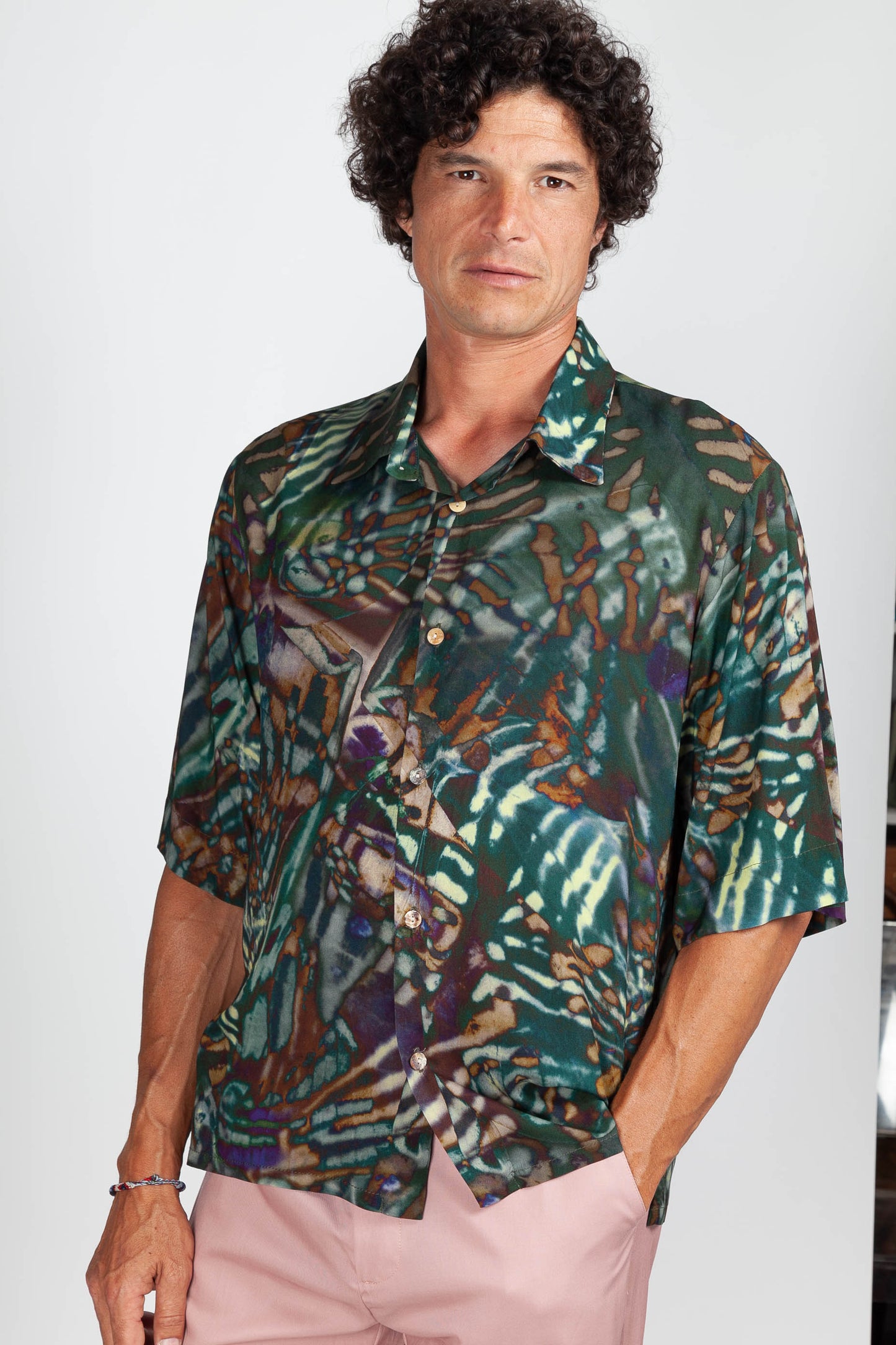 Chemisette Empreintes Tropicales
