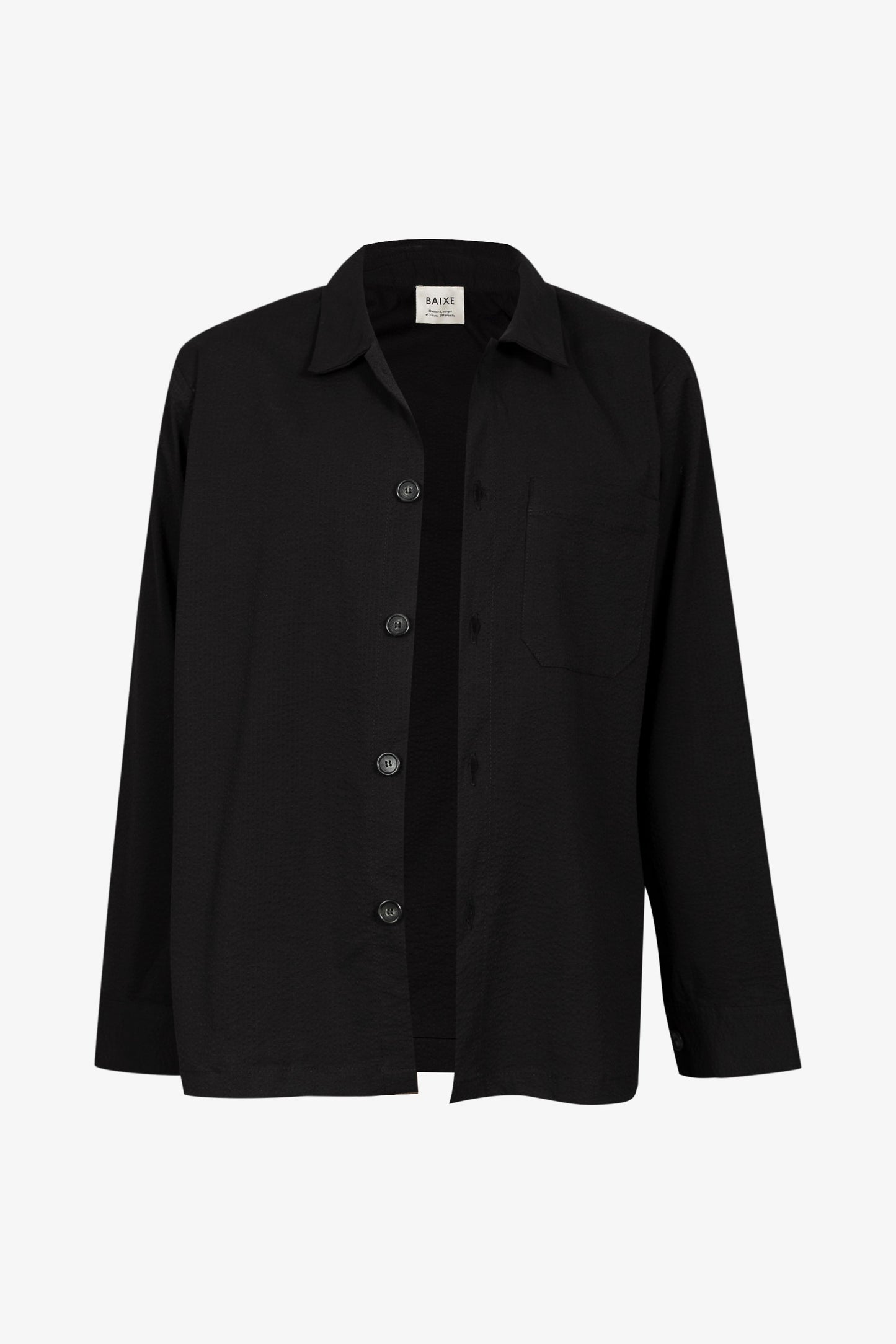 Surchemise Seersucker Noir