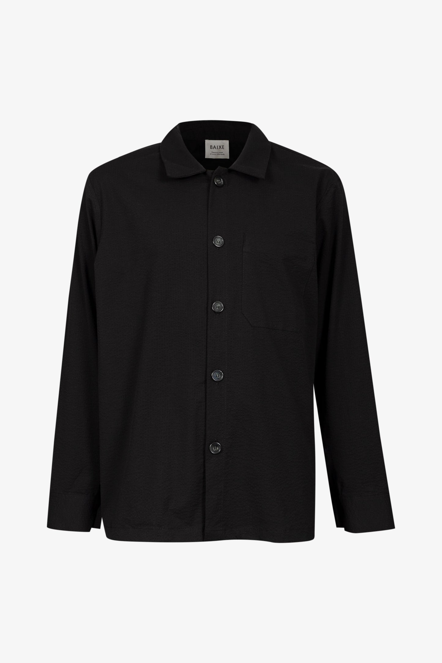 Surchemise Seersucker Noir