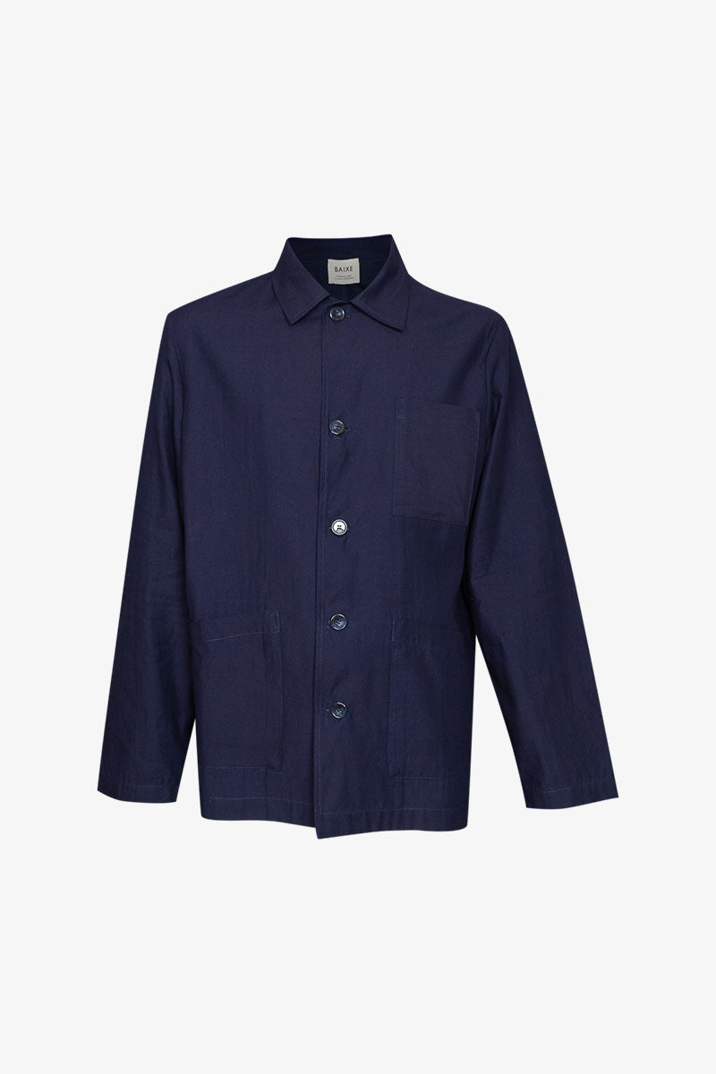 Veste Double Poches Bleu de Chine