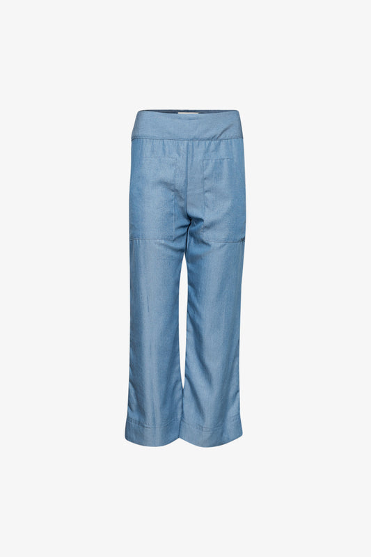 Chinese Blue Italian Trousers