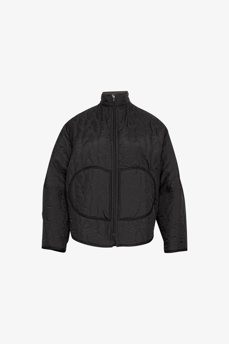 Veste Paletot Ouatiné Noir