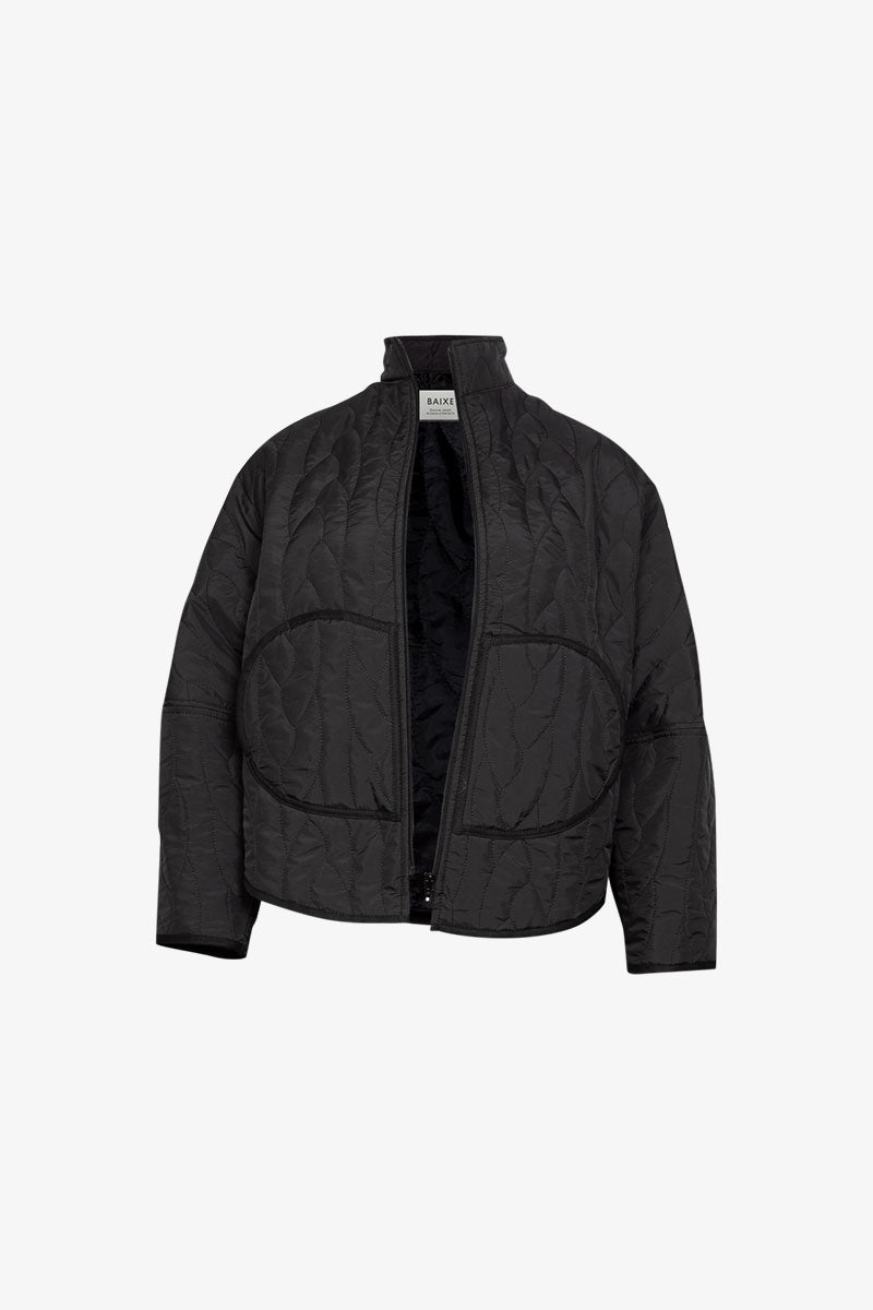 Veste Paletot Ouatiné Noir