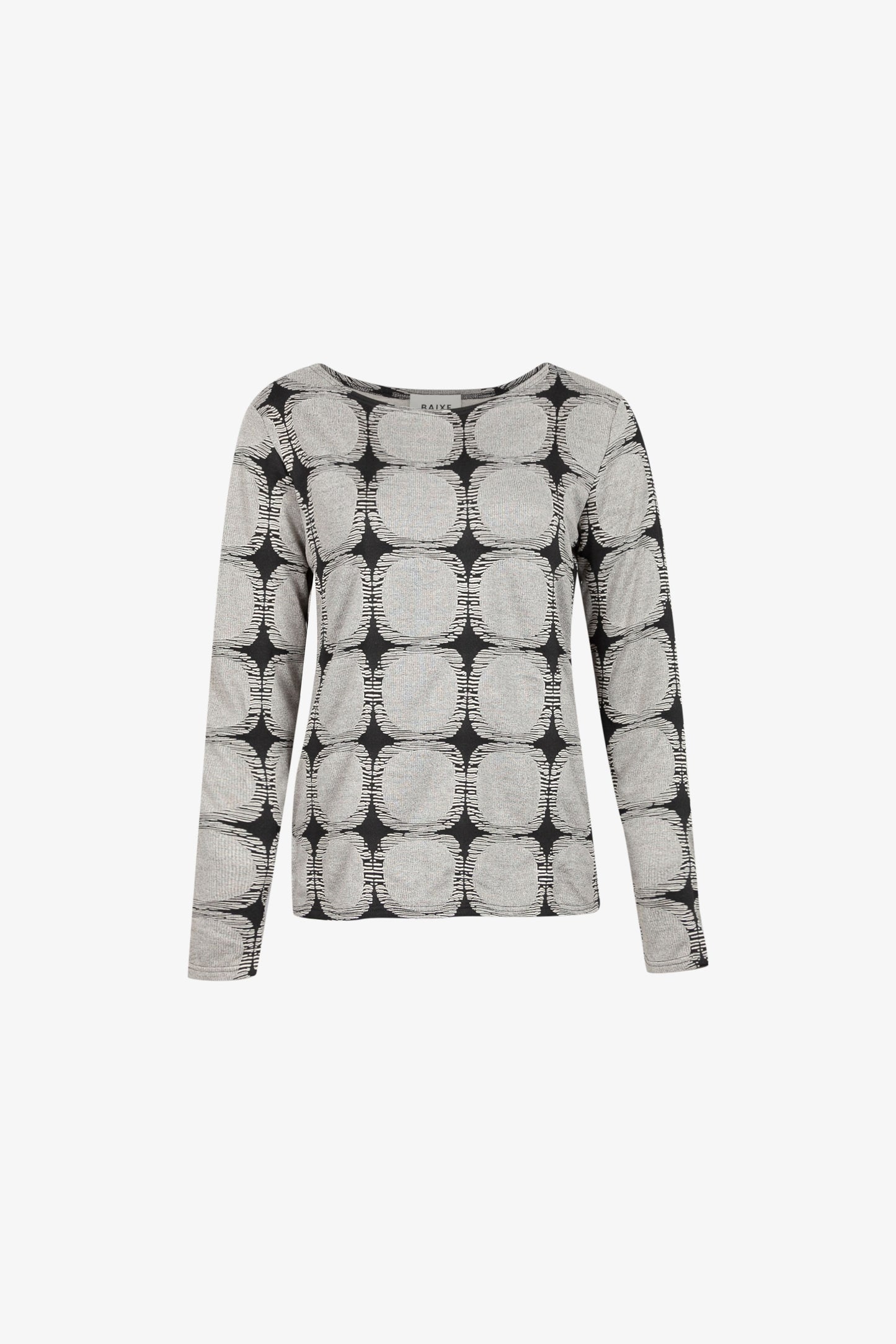Top Patch Ovale Noir Beige