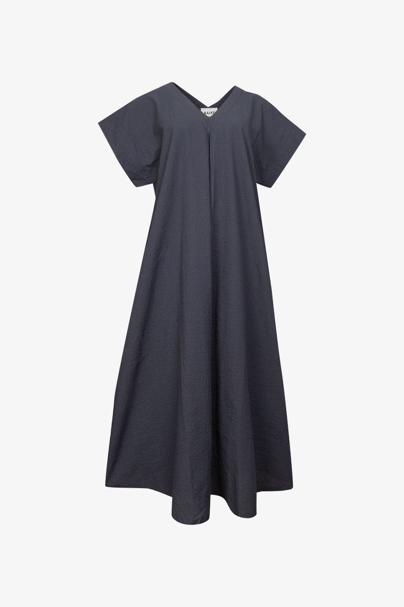 Robe W Seersucker Marine