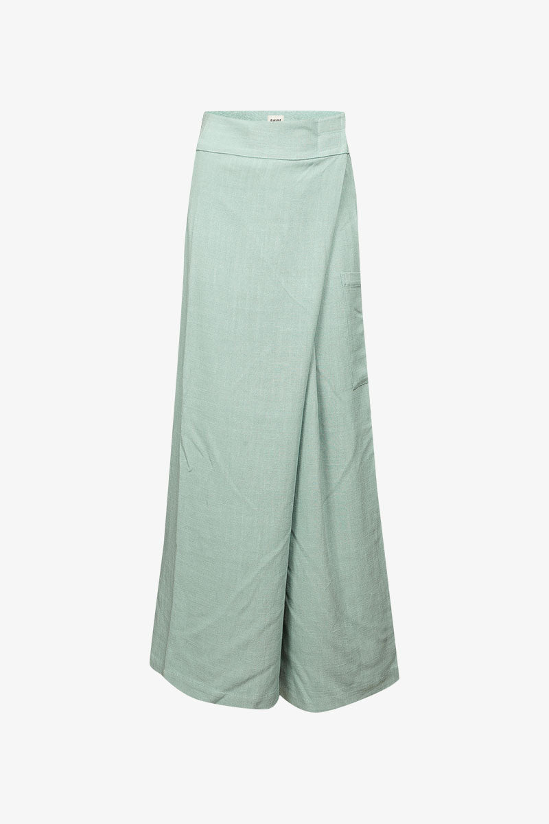 Pantalon Bali Lin Viscose Bleu Ciel