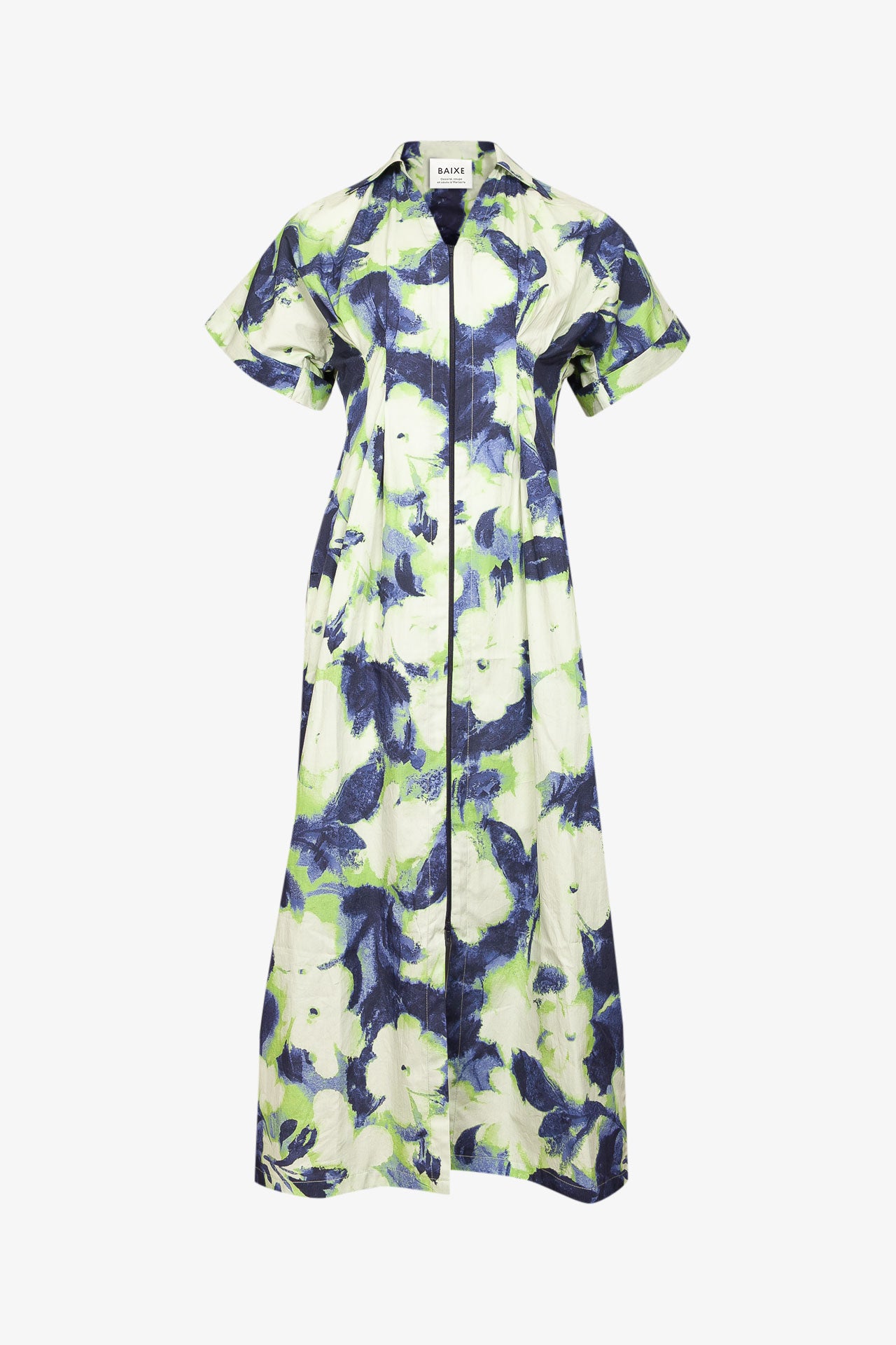 Corset Dress Zip Poplin Flower – BAIXE