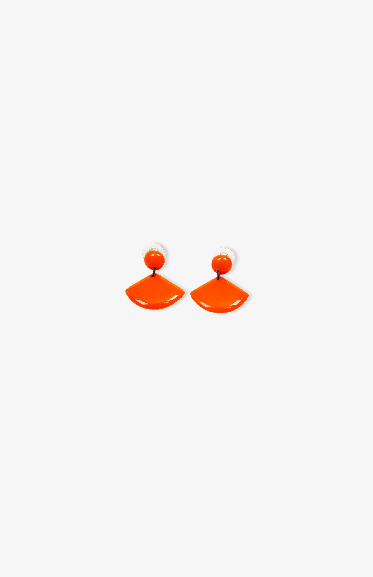 Boucles d’oreilles Petits Eventails - Orange