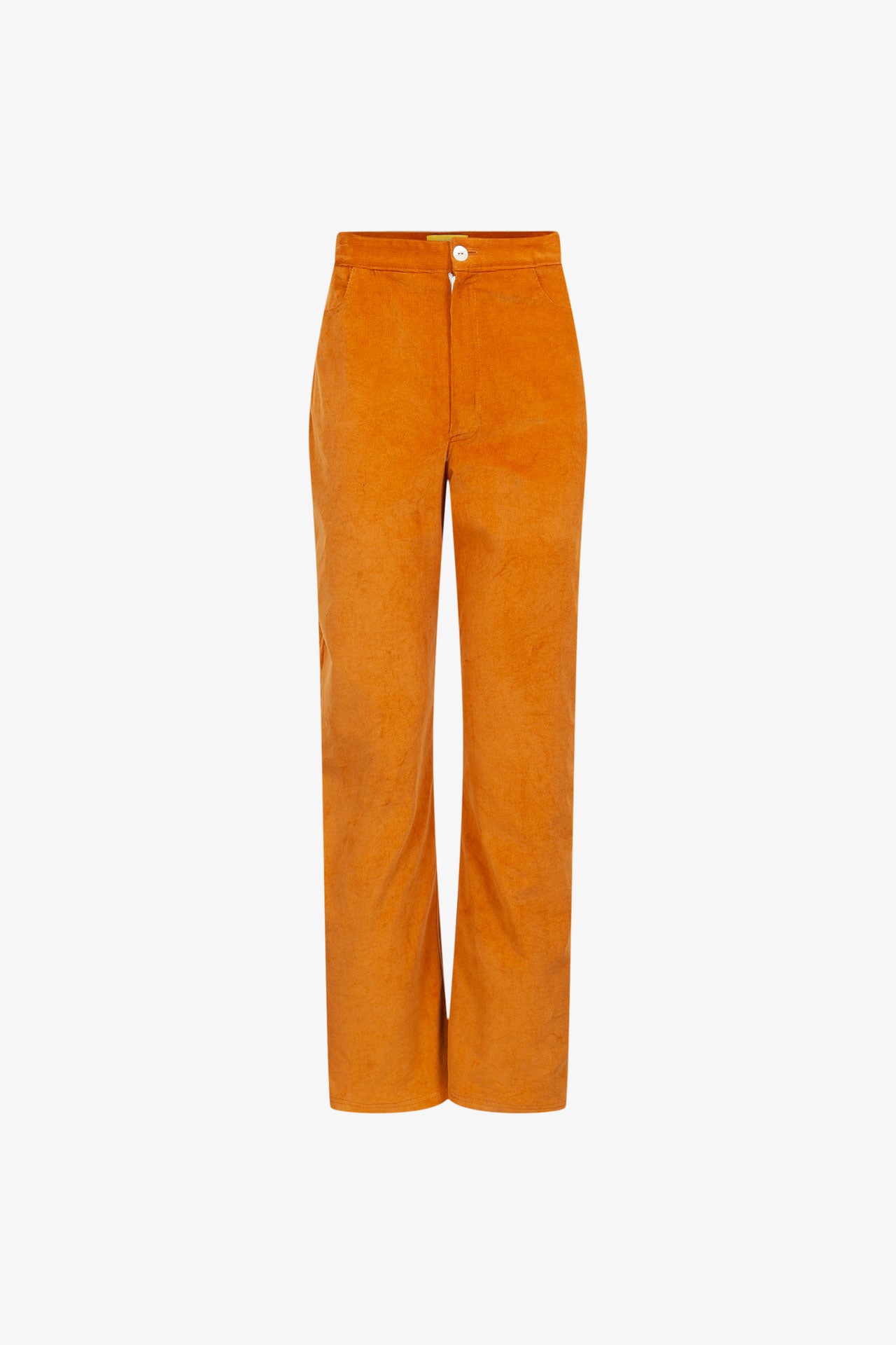 Milleraies Pumpkin Velvet Jean Pants