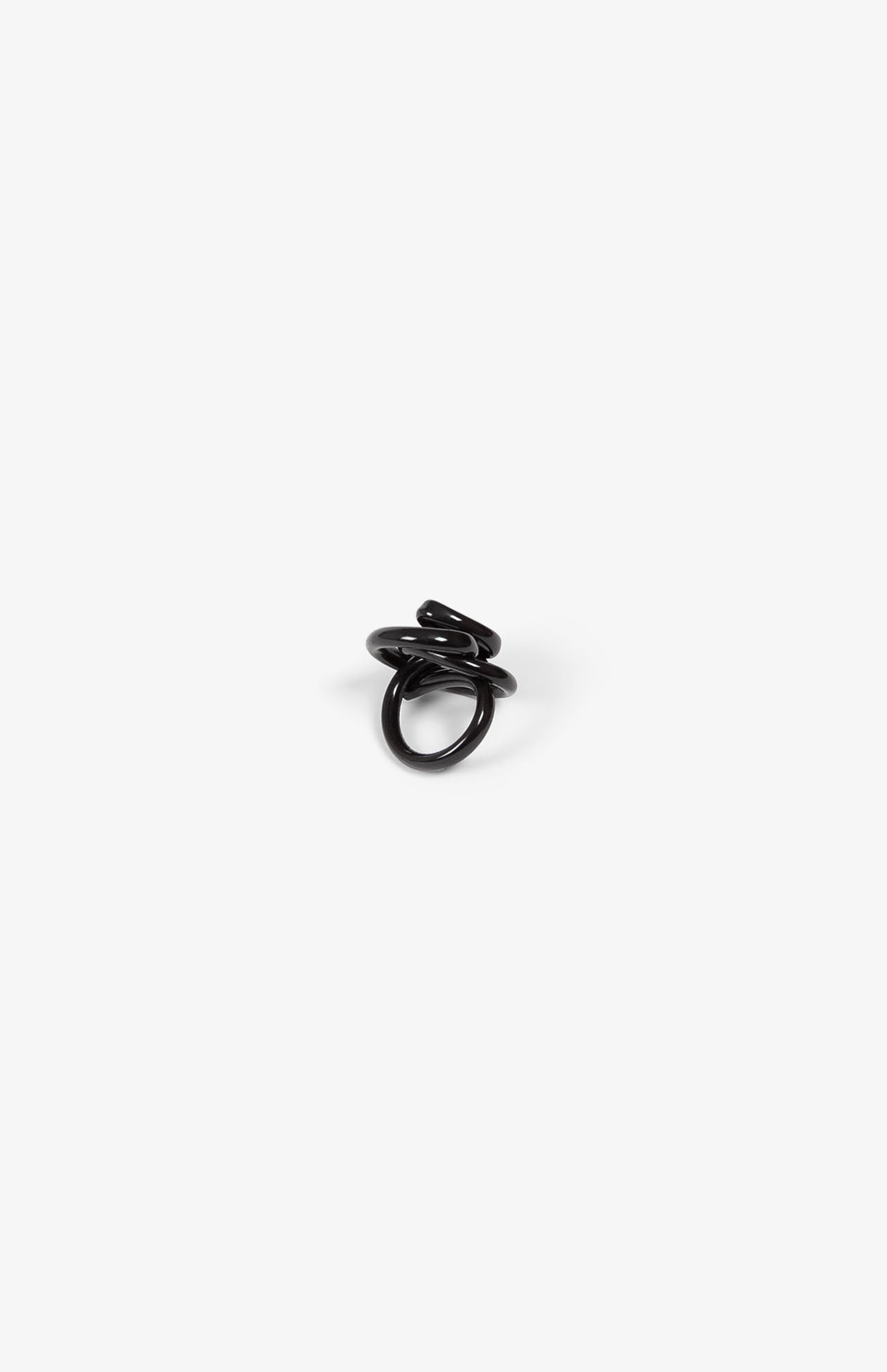 Bague Zig Shiny - Noir