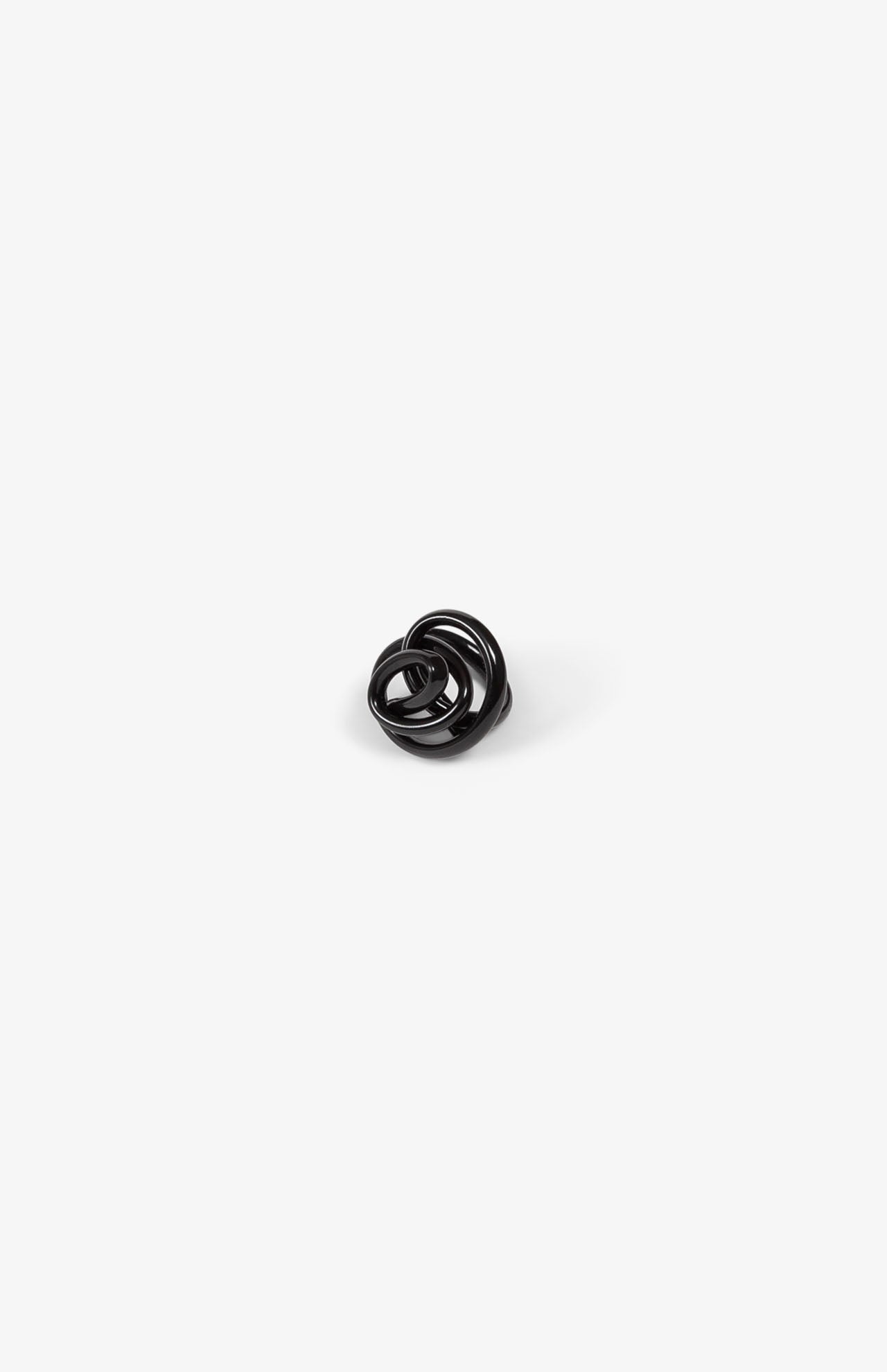 Bague Zig Shiny - Noir
